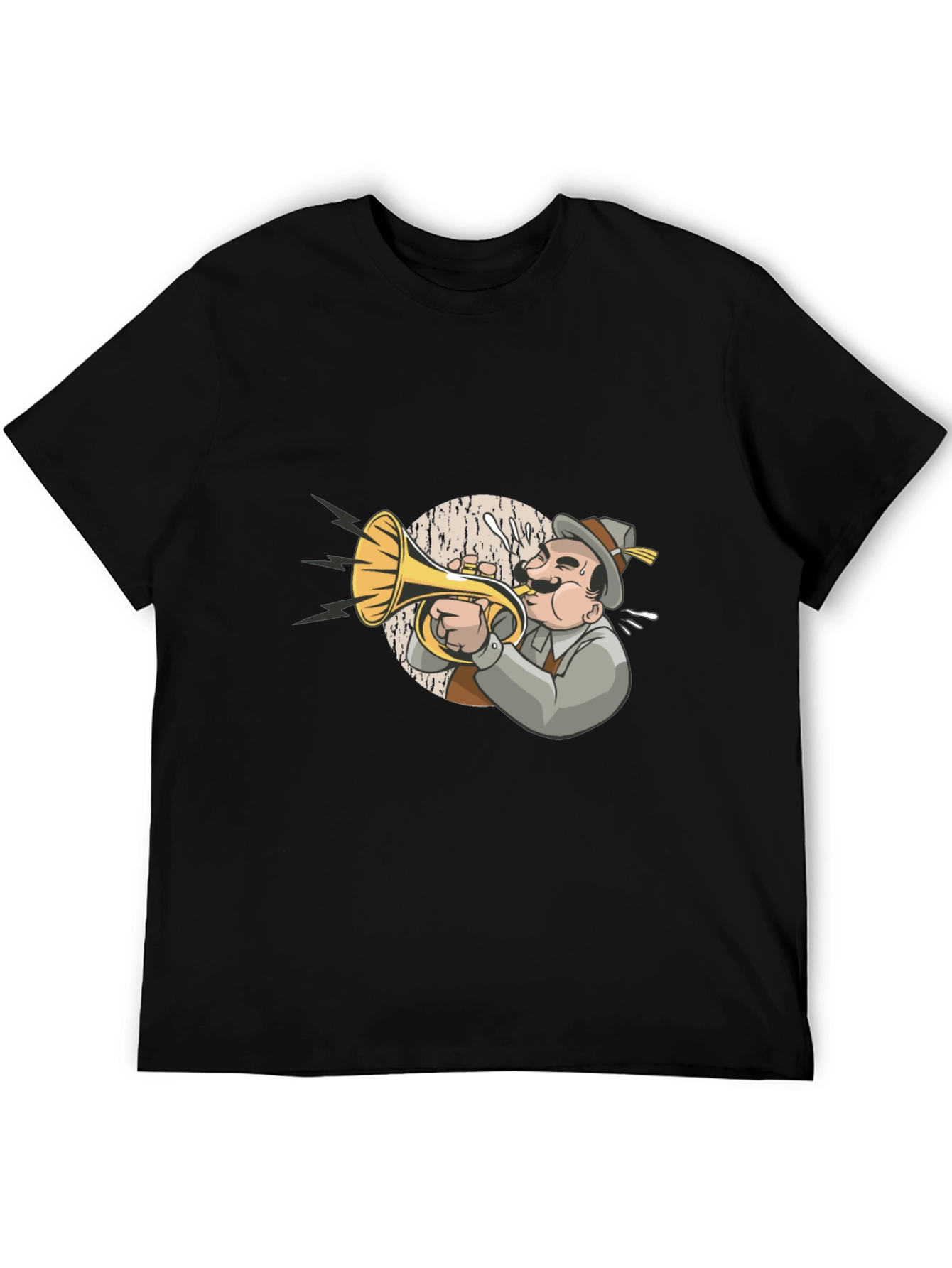 Oktoberfest Trumpet Player Black T-Shirt