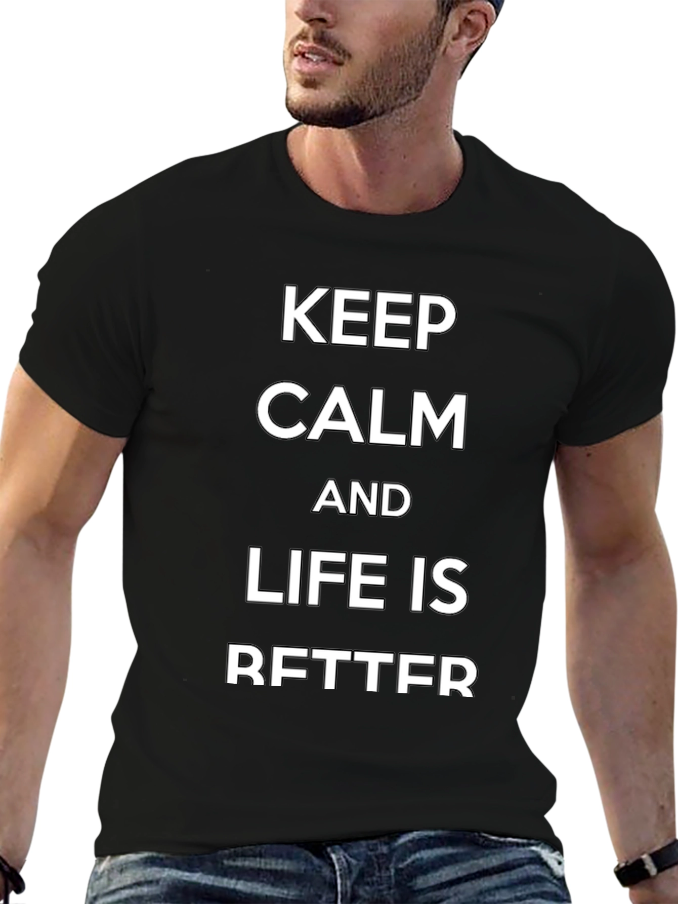 Keep Calm Funny Graphic Tee