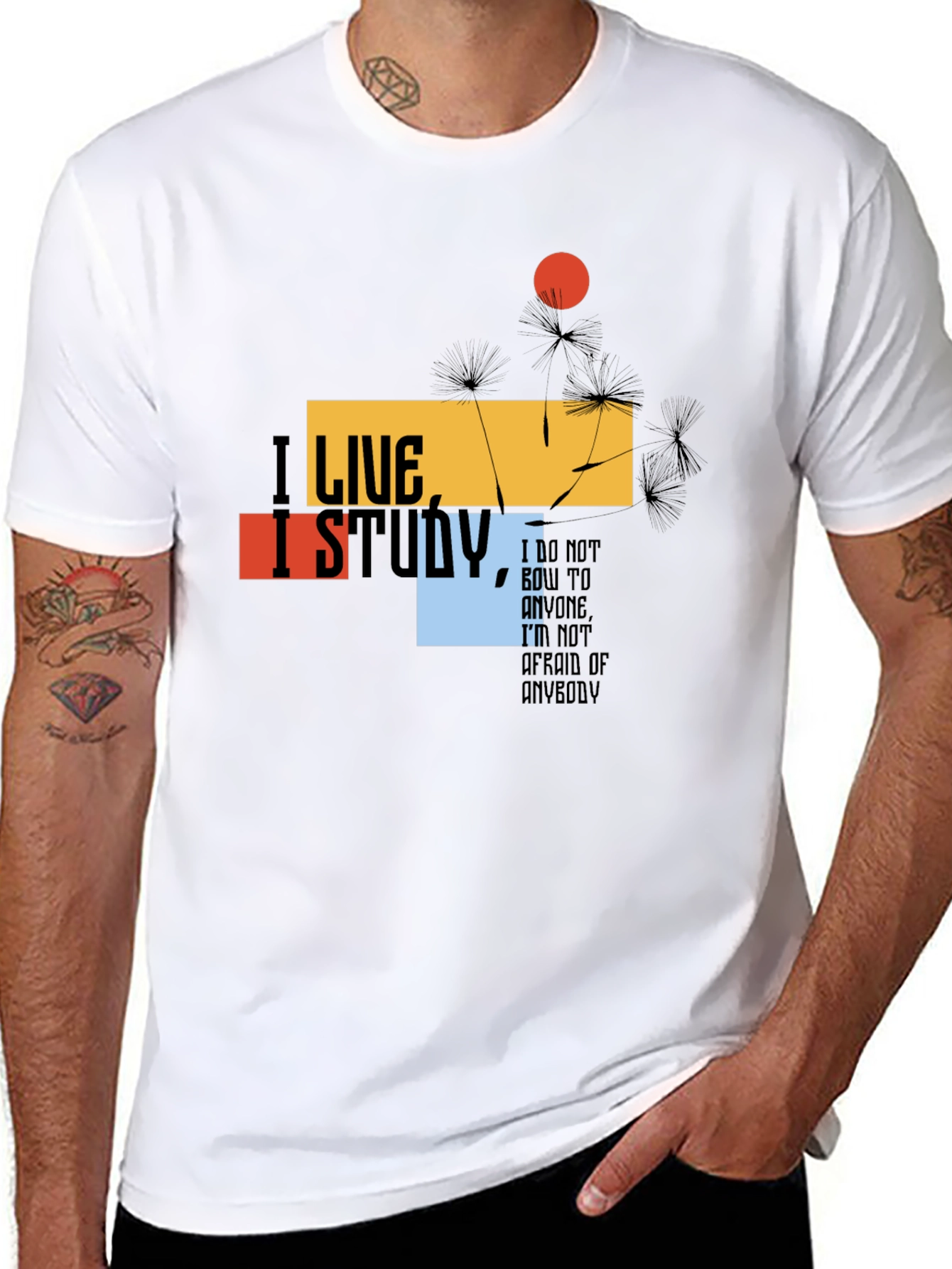 Bold Graphic Tee - Live Study Empower!