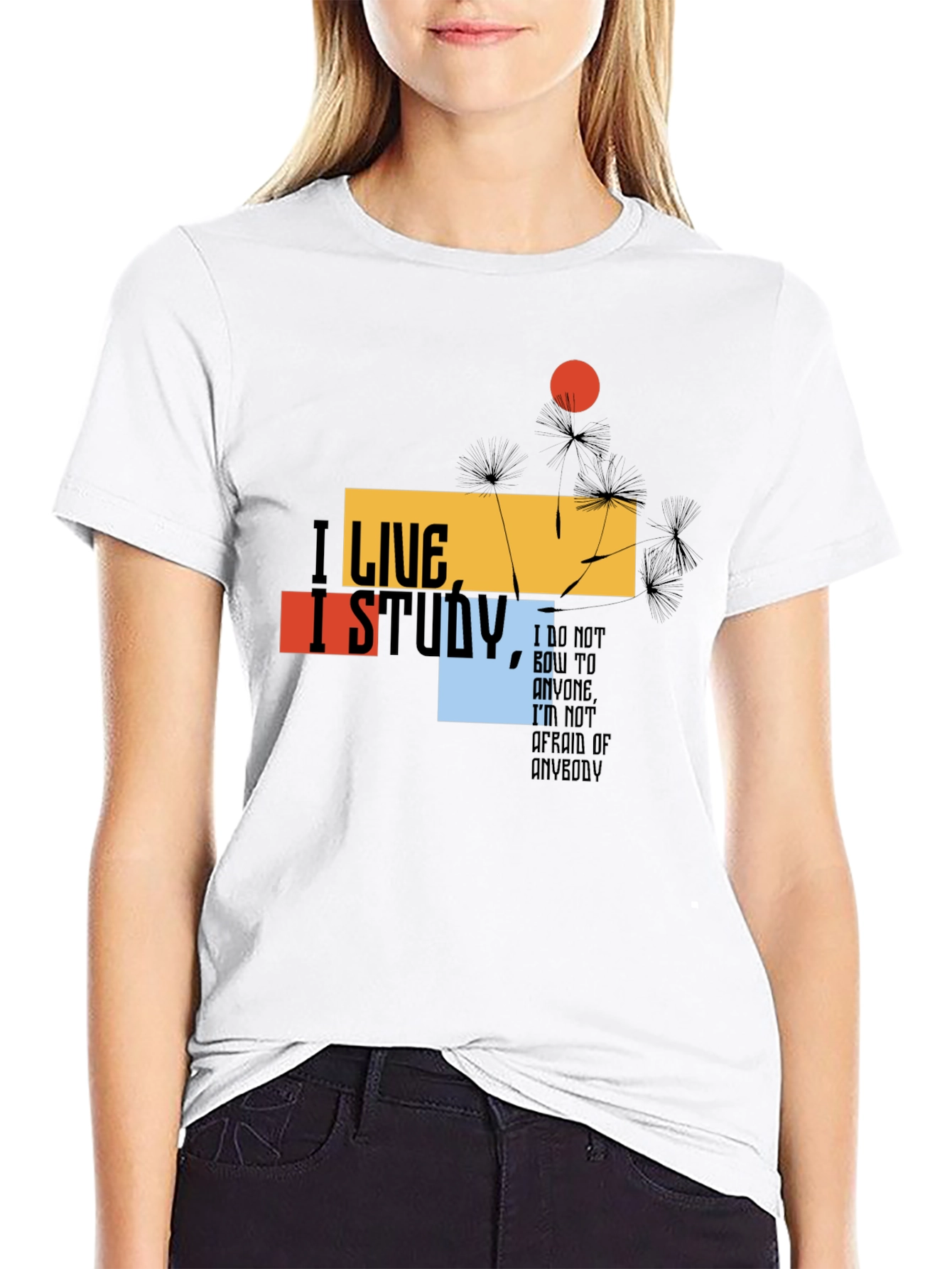 Bold Graphic Tee - Live Study Empower!