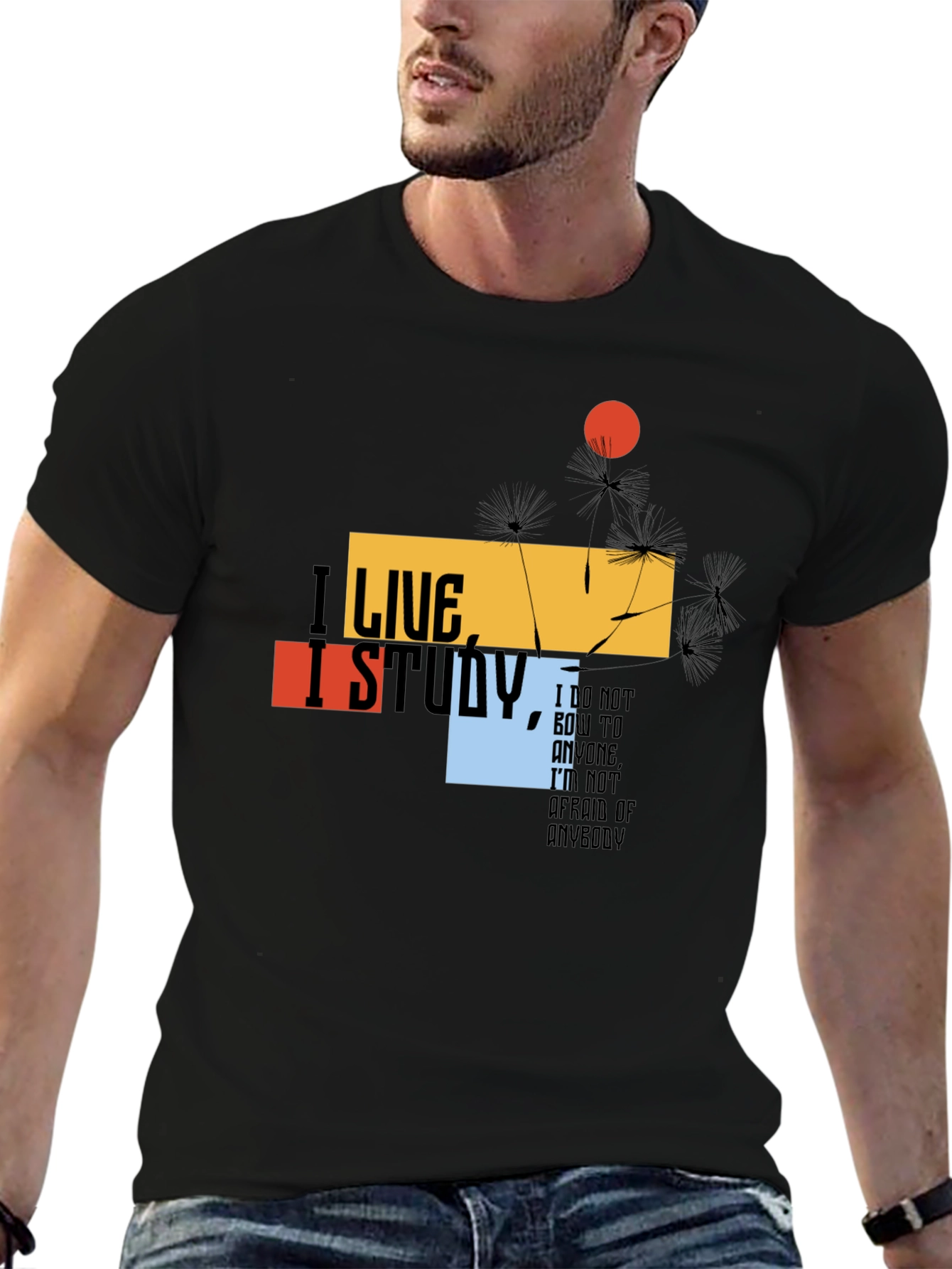 Bold Graphic Tee - Live Study Empower!
