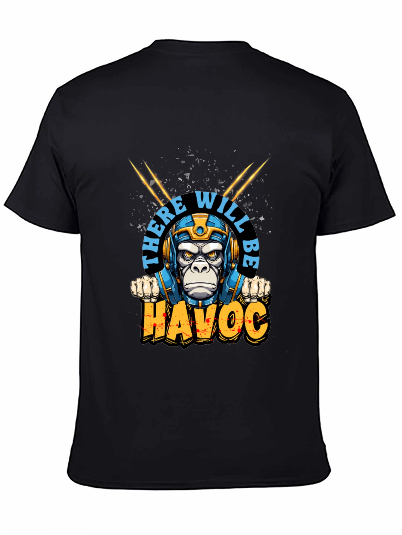 There Will Be Havoc Monkey Graphic Tee