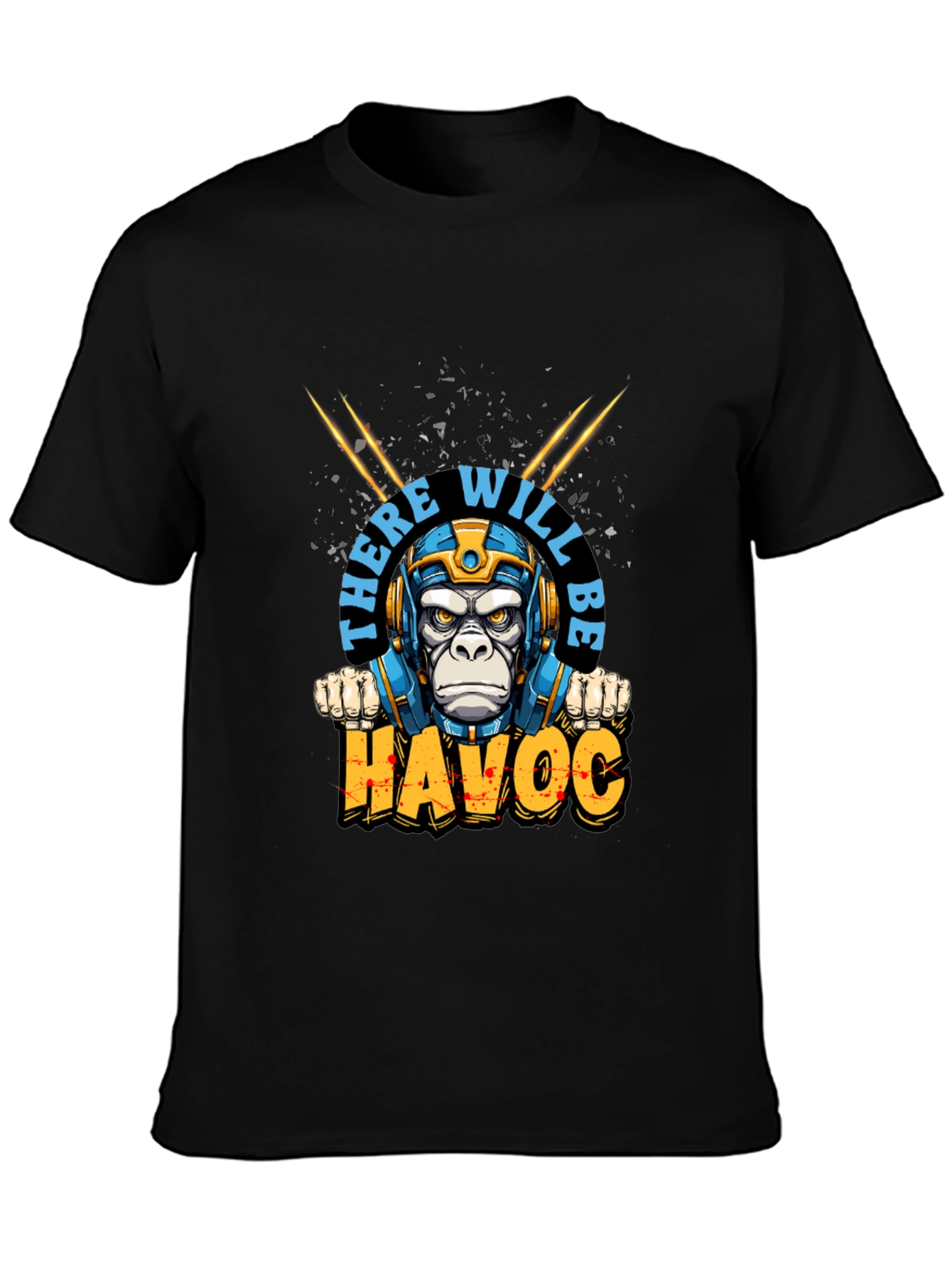 There Will Be Havoc Monkey Graphic Tee