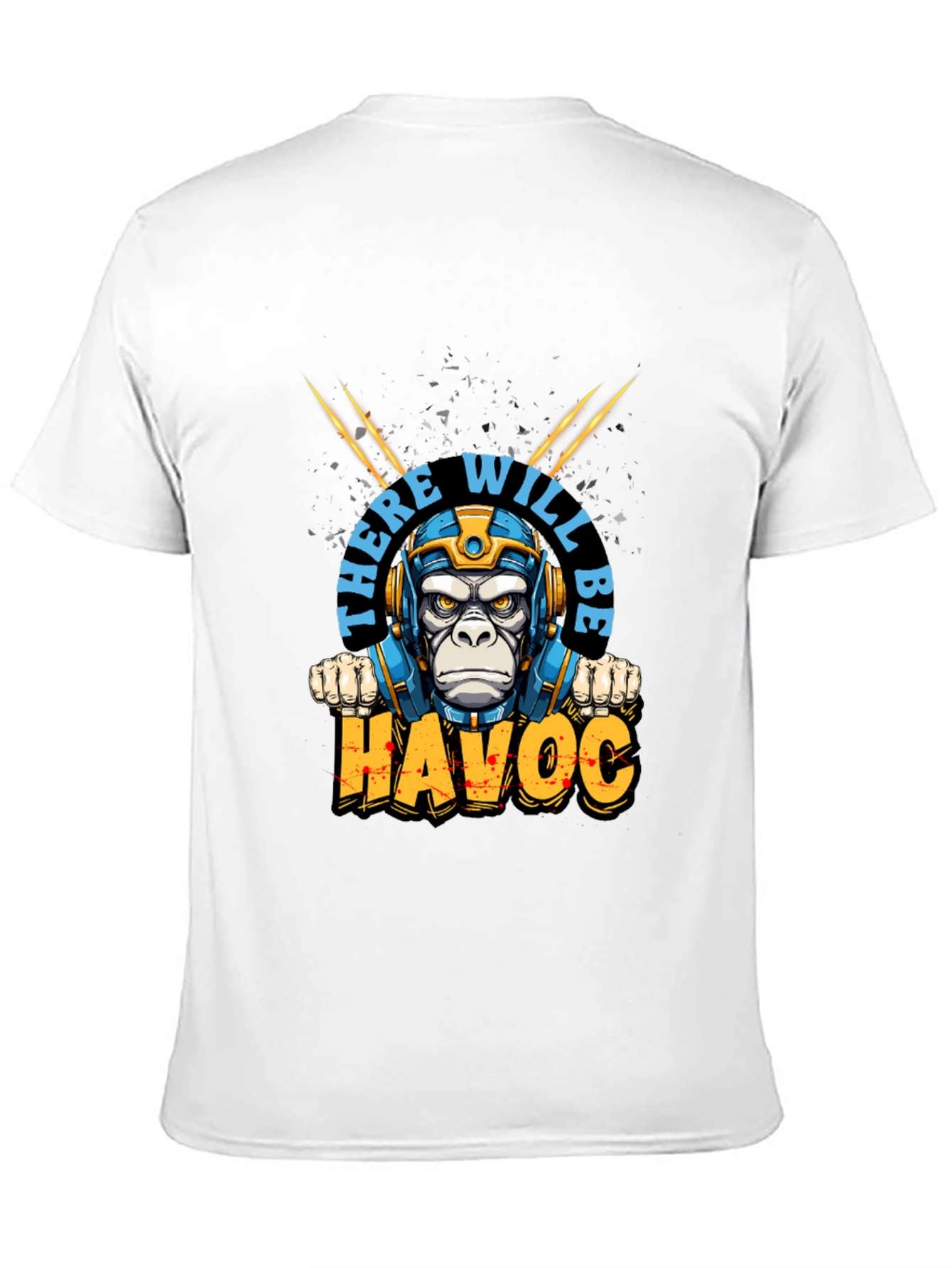 There Will Be Havoc Monkey Graphic Tee