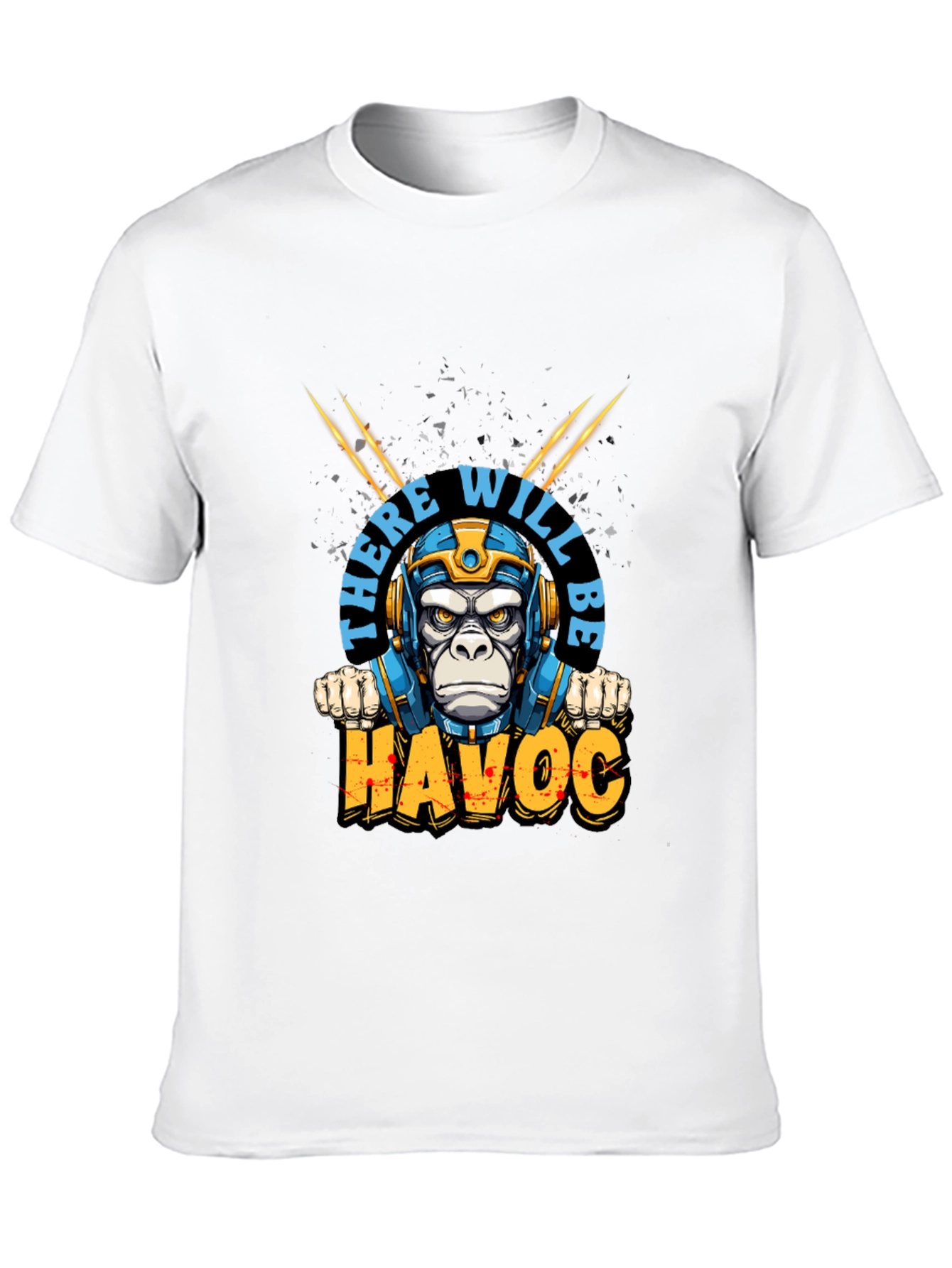 There Will Be Havoc Monkey Graphic Tee
