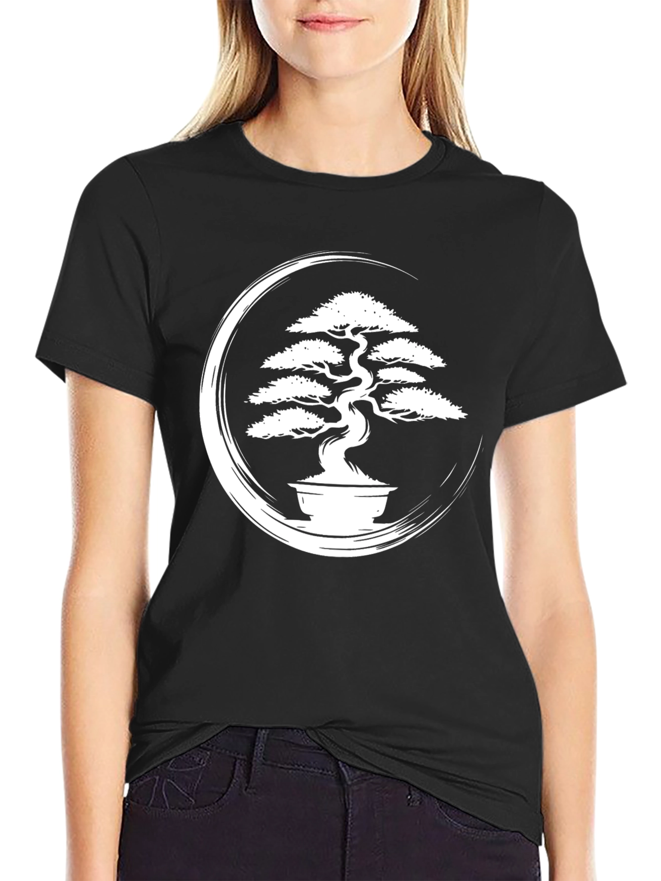 Bonsai Tree Graphic Tee - Zen Style