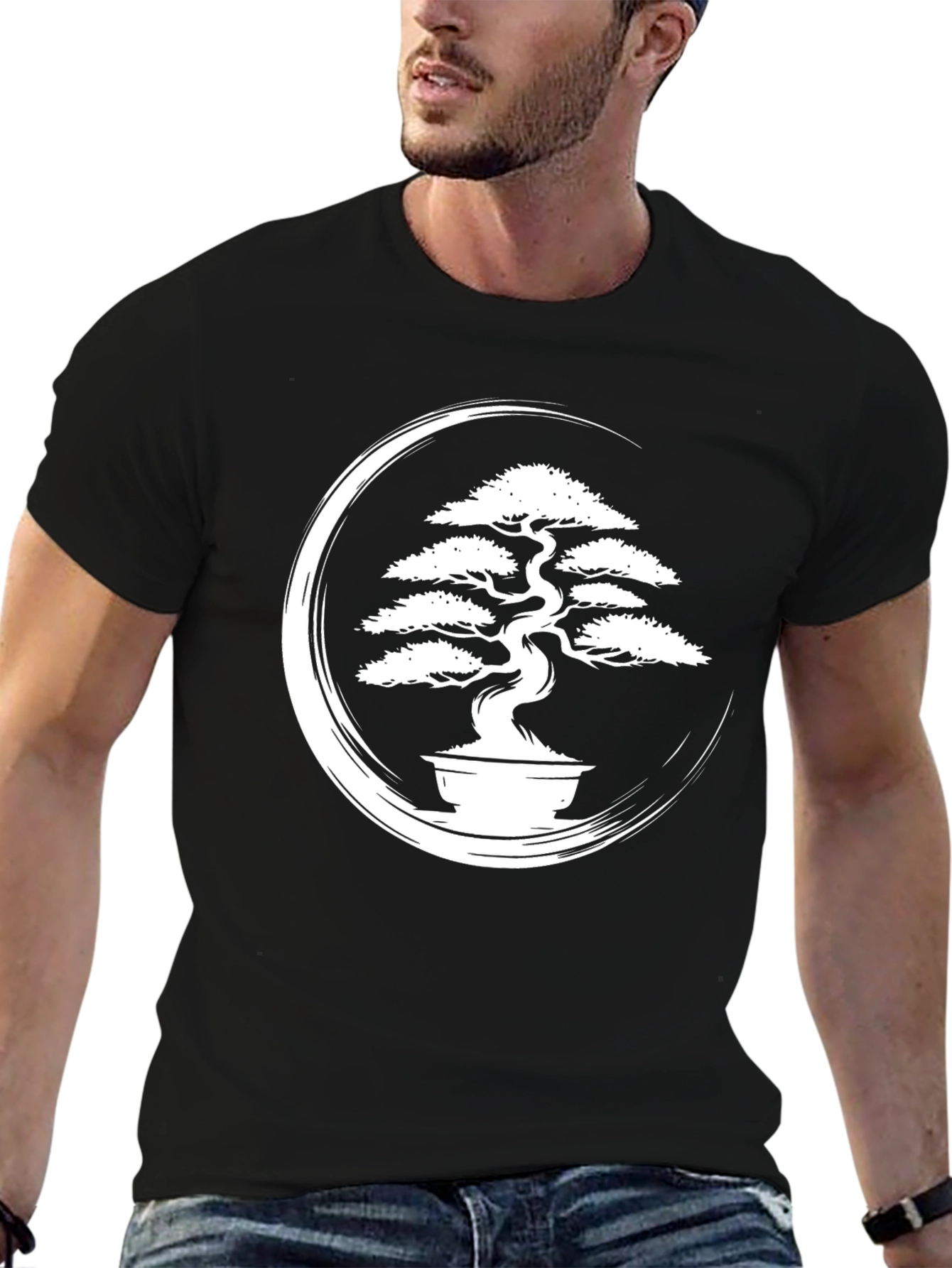 Bonsai Tree Graphic Tee - Zen Style