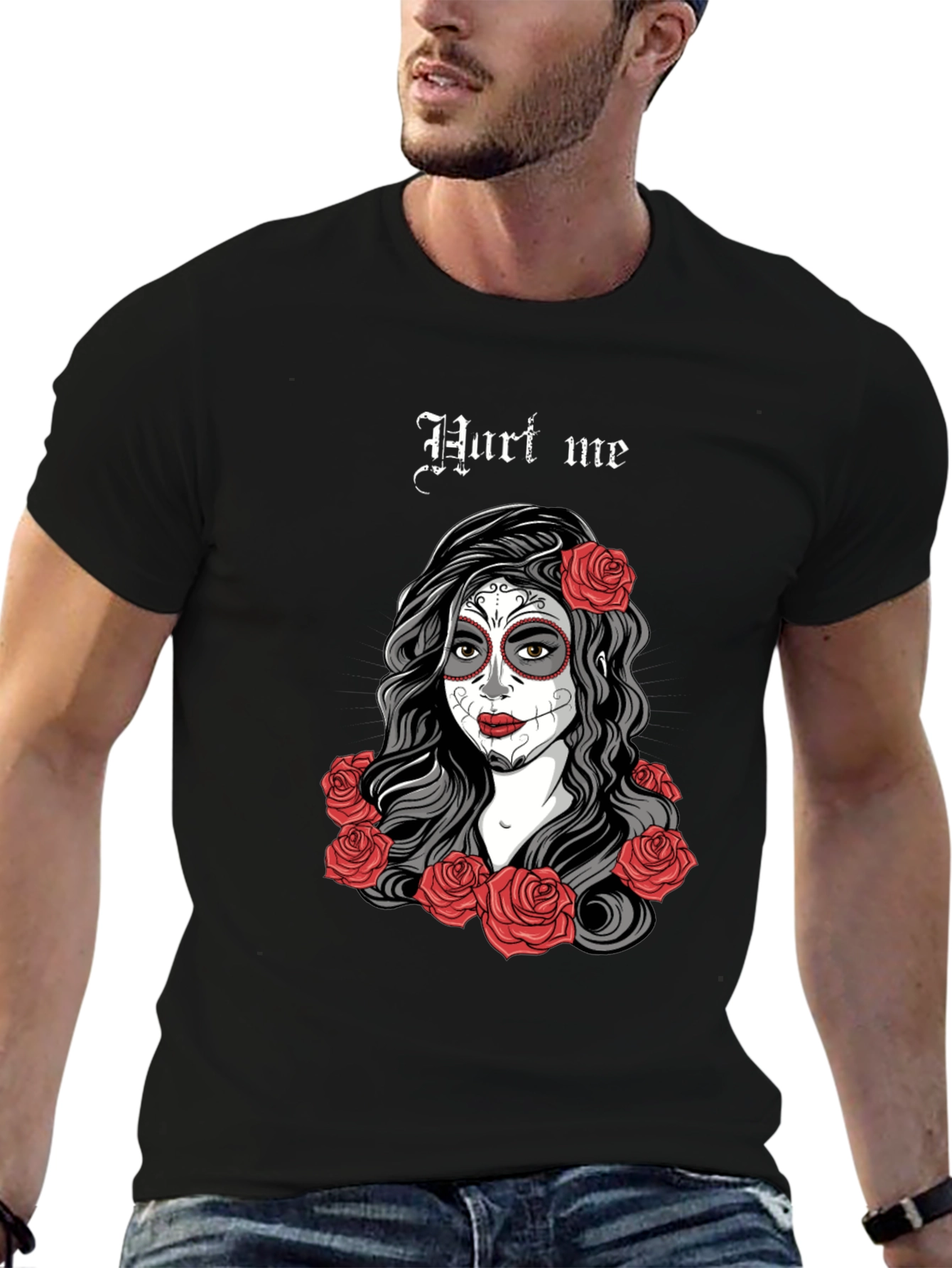 Day of the Dead T-Shirt - Sugar Skull Woman
