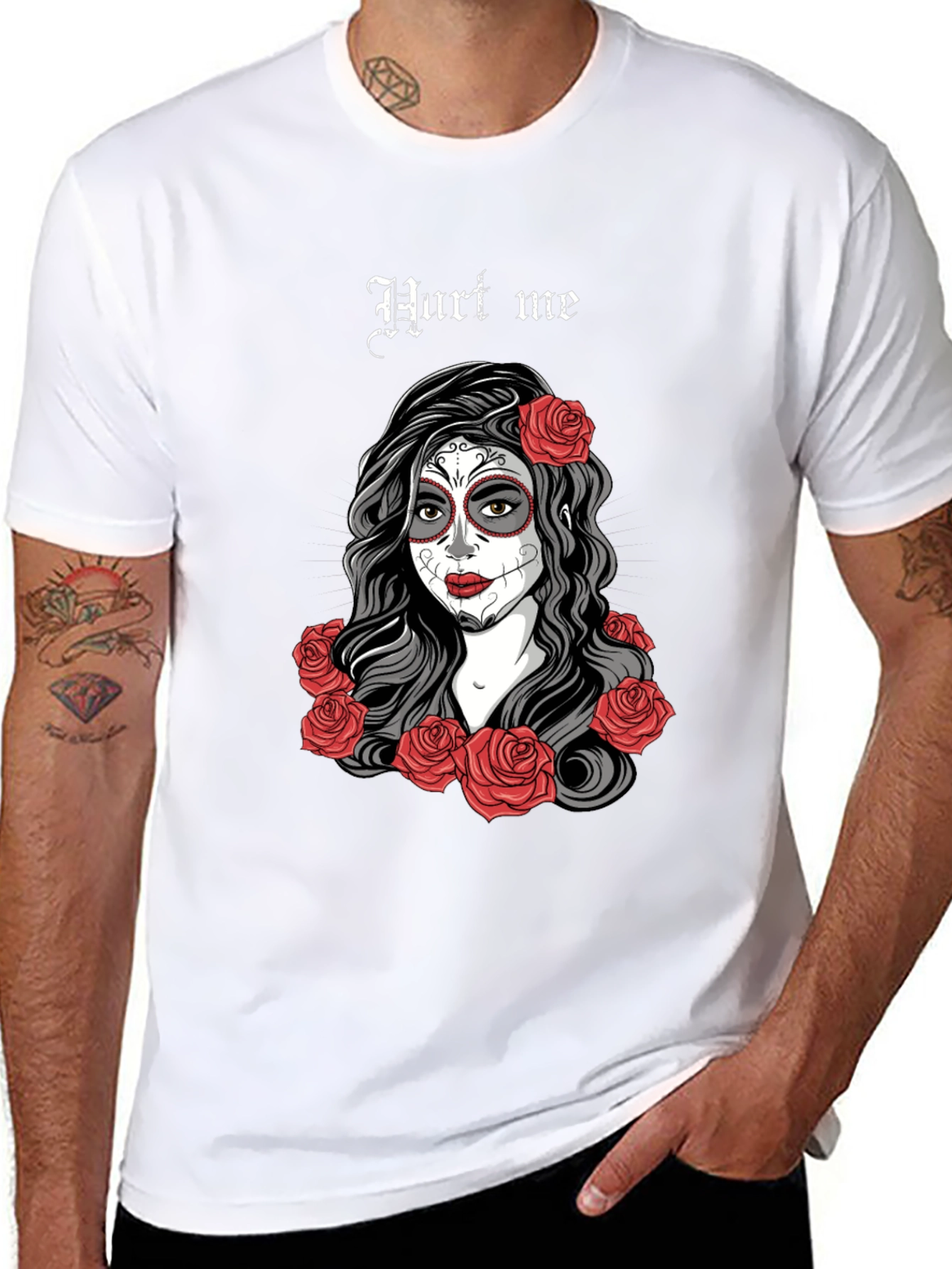 Day of the Dead T-Shirt - Sugar Skull Woman