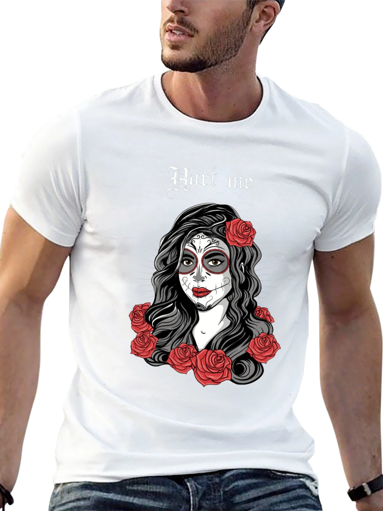 Day of the Dead T-Shirt - Sugar Skull Woman