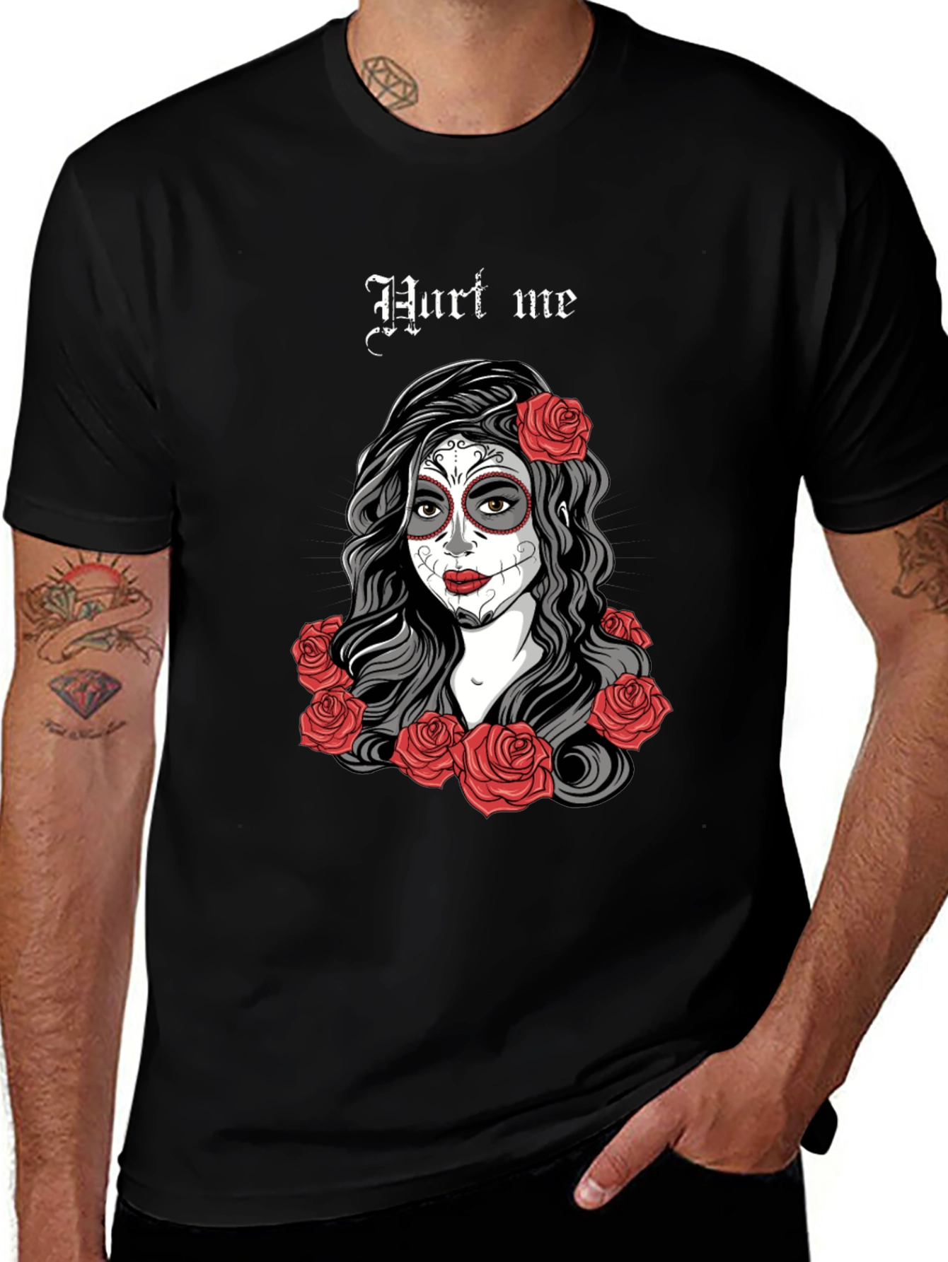 Day of the Dead T-Shirt - Sugar Skull Woman