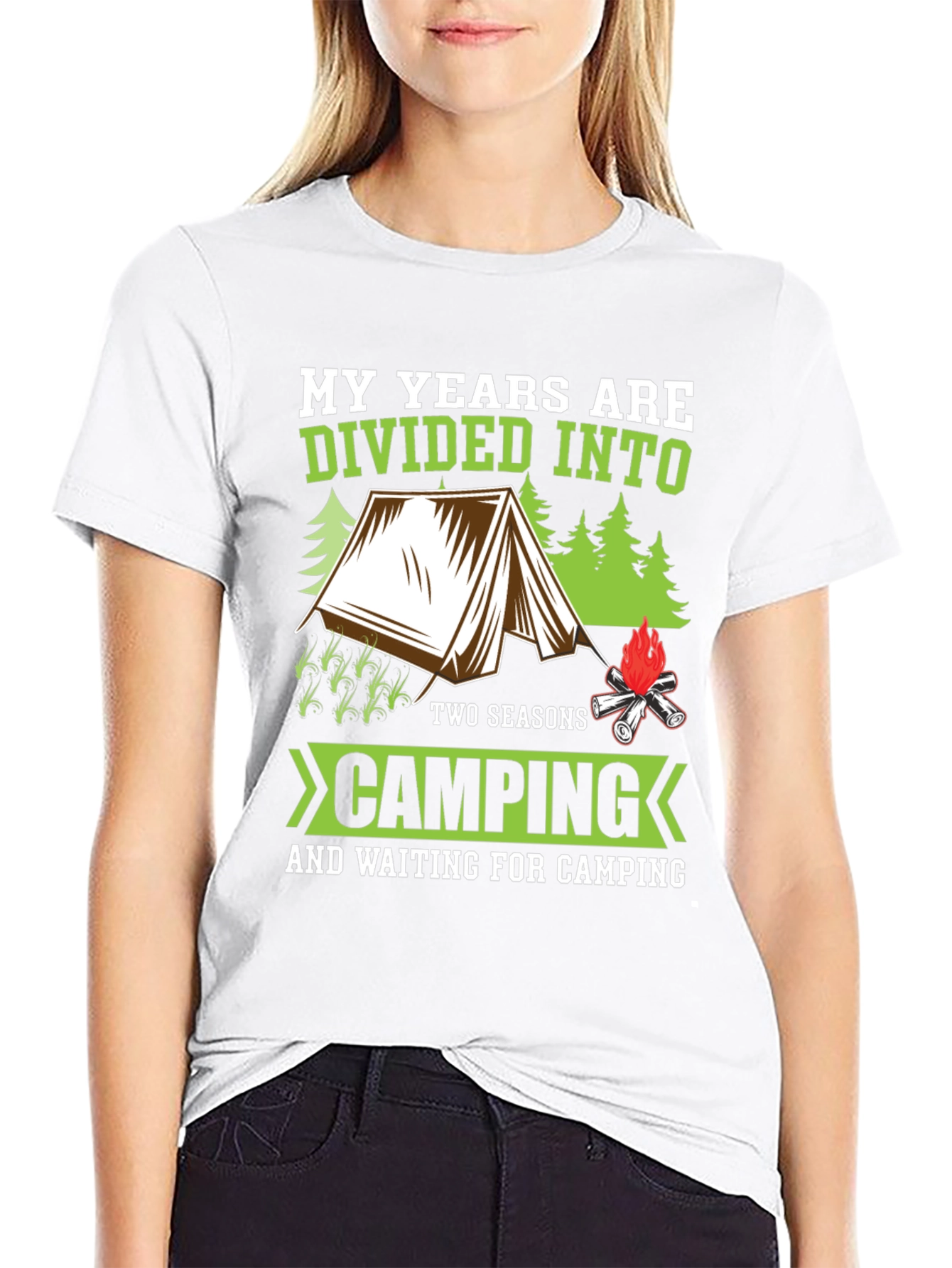 Camping Seasons T-Shirt - My Years are Divided