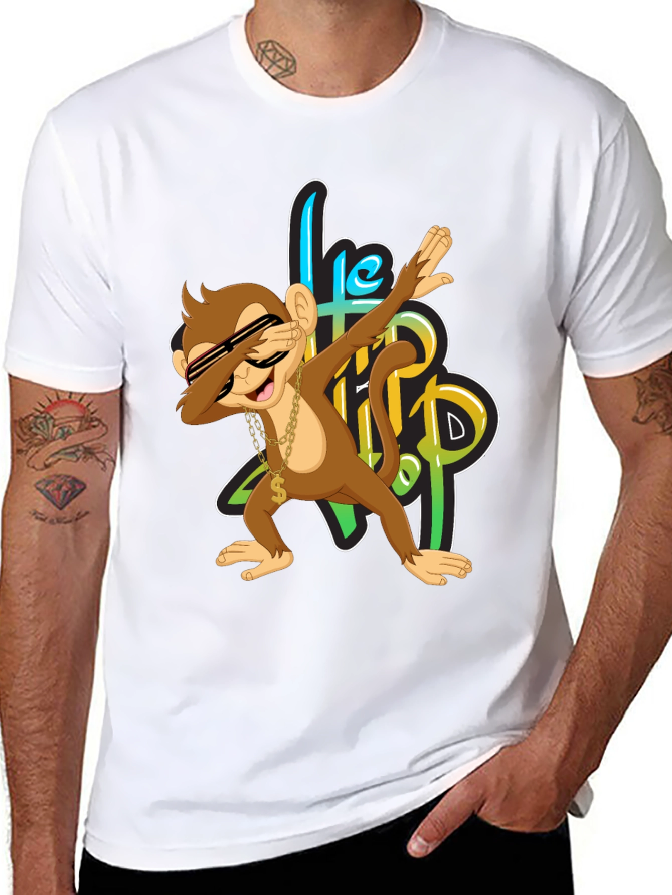 Hip Hop Monkey Dab T-Shirt