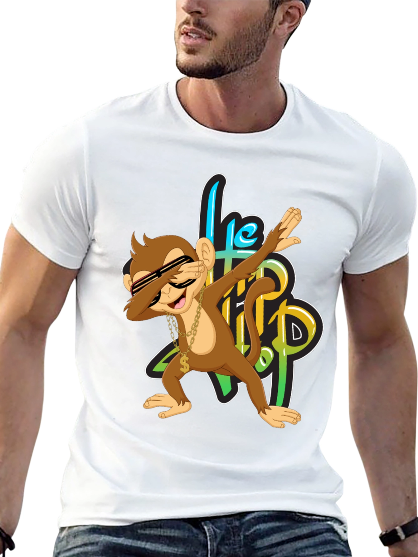 Hip Hop Monkey Dab T-Shirt