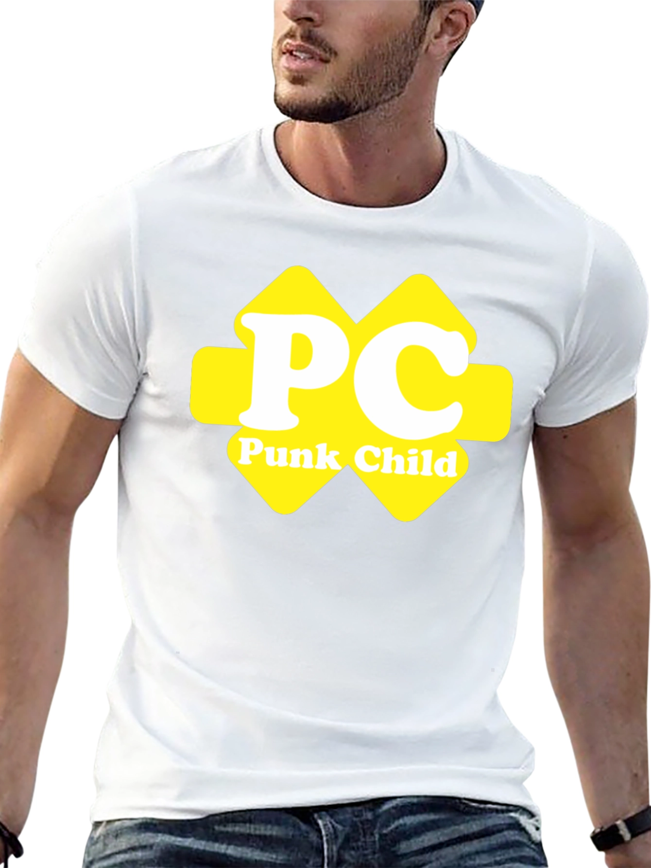 PC Punk Child Graphic Black T-Shirt