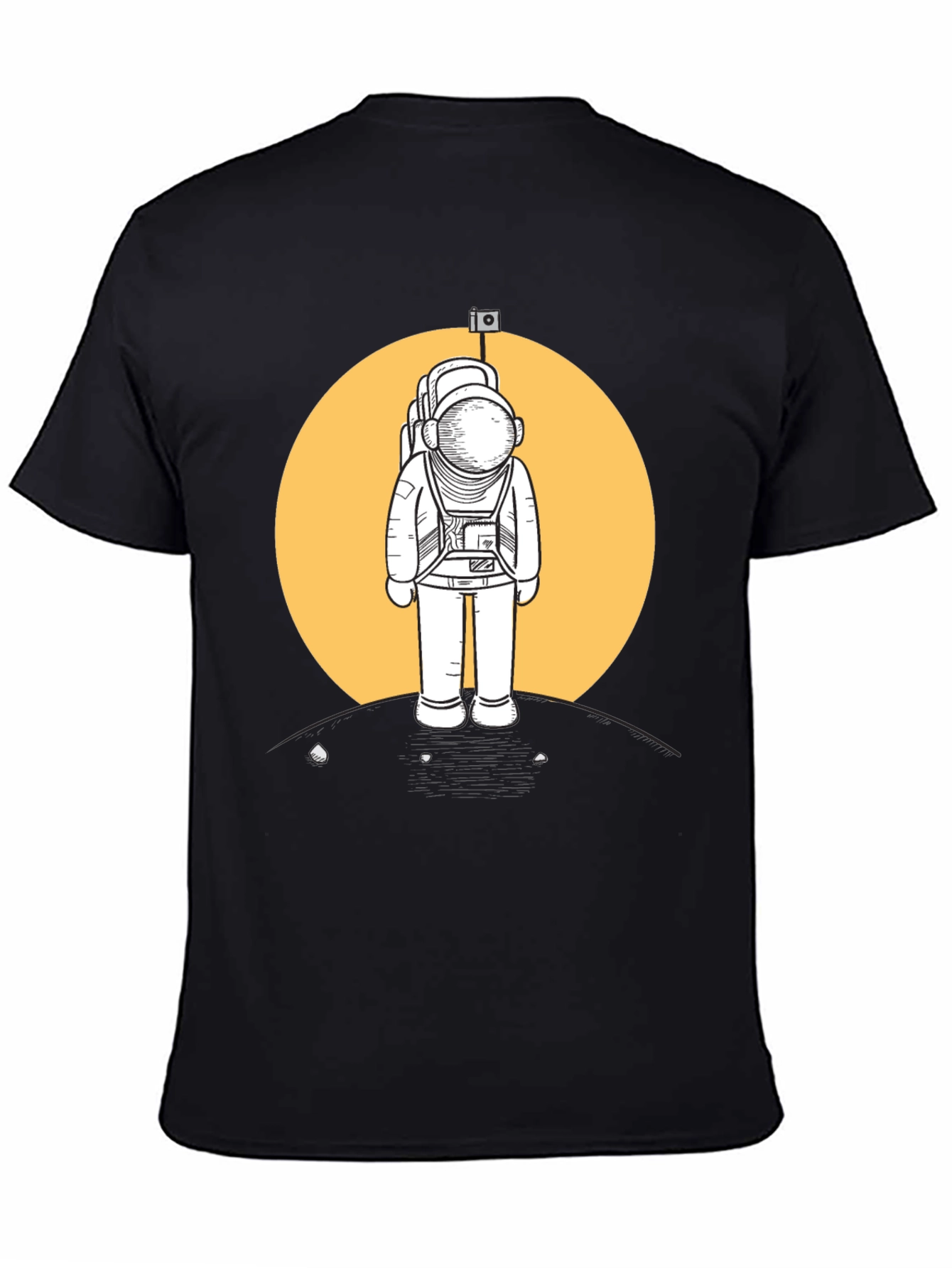 Astronaut Moon Landing Graphic T-Shirt