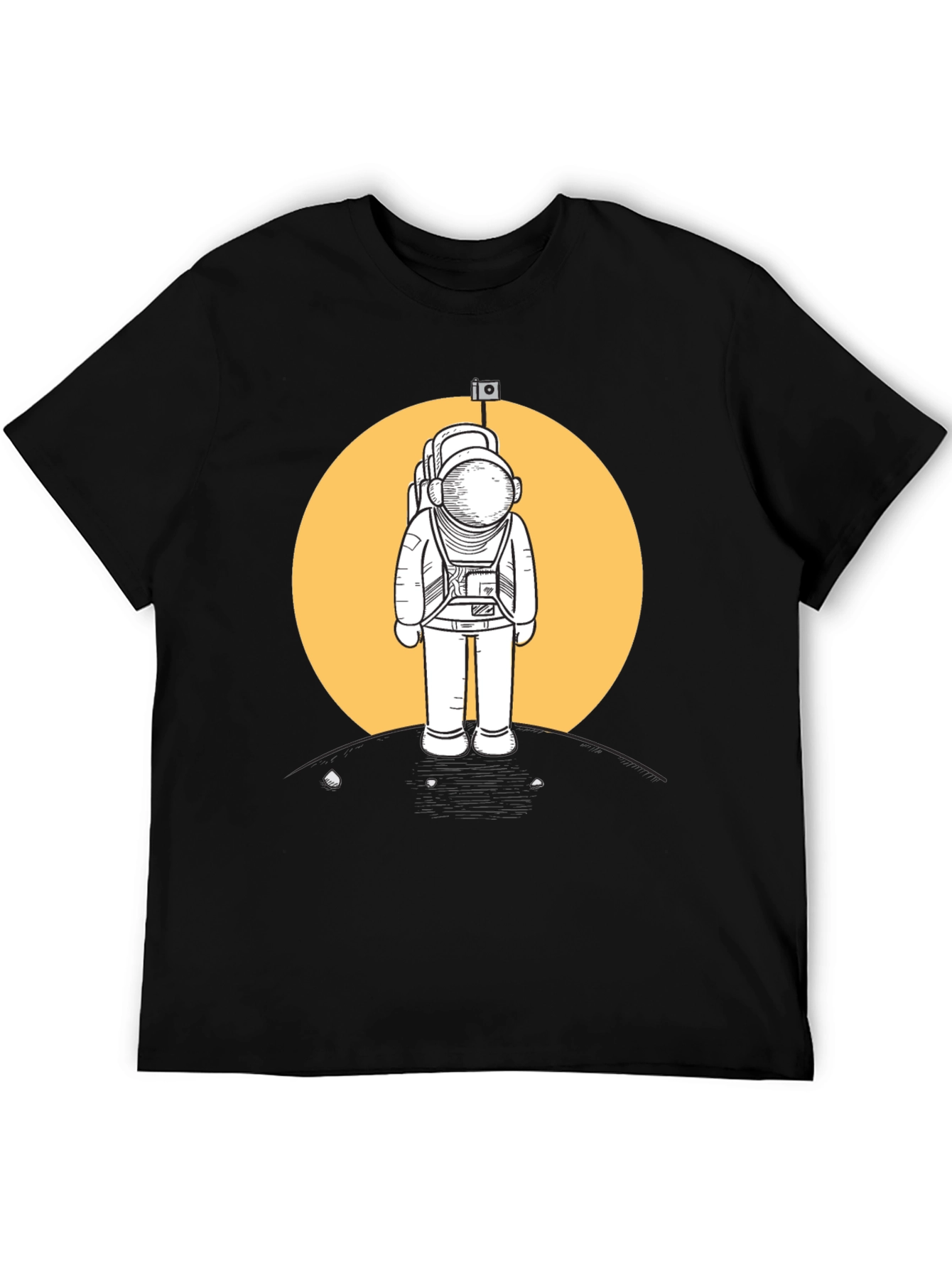 Astronaut Moon Landing Graphic T-Shirt