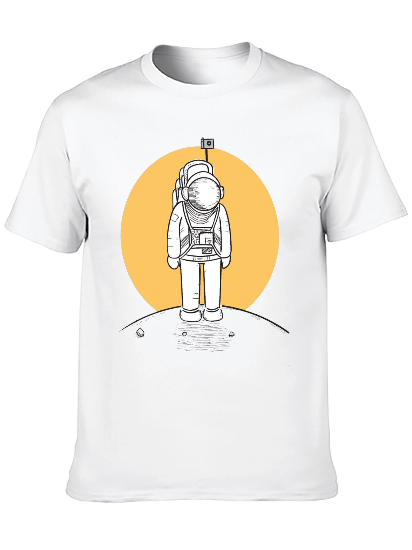 Astronaut Moon Landing Graphic T-Shirt