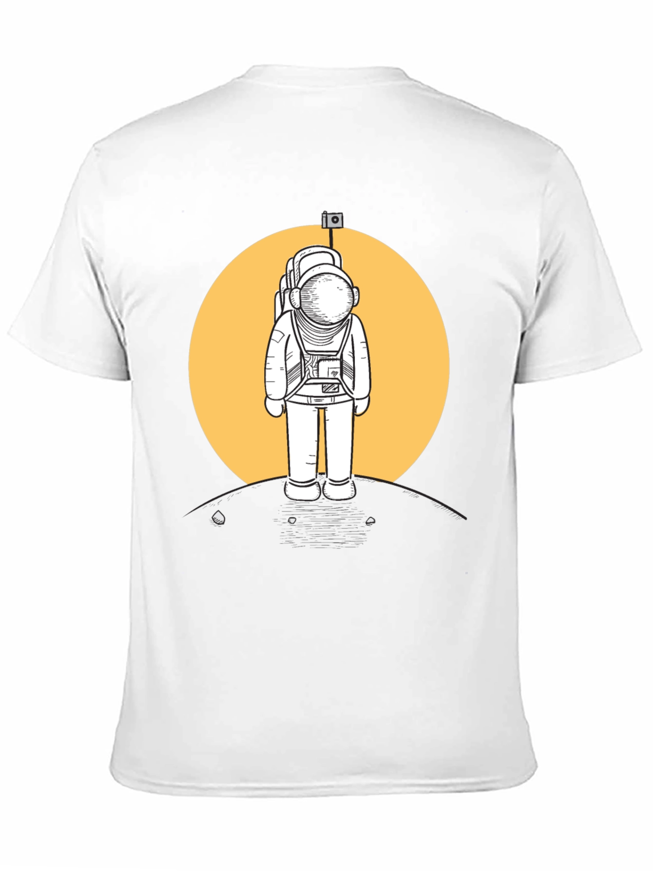 Astronaut Moon Landing Graphic T-Shirt