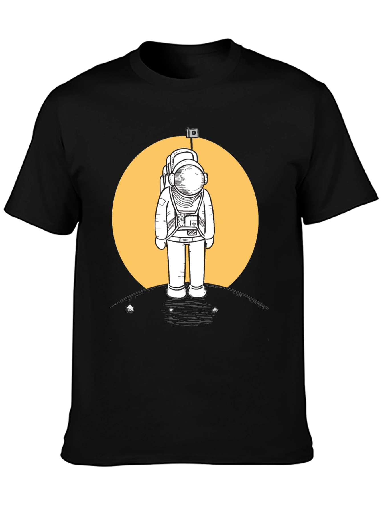 Astronaut Moon Landing Graphic T-Shirt