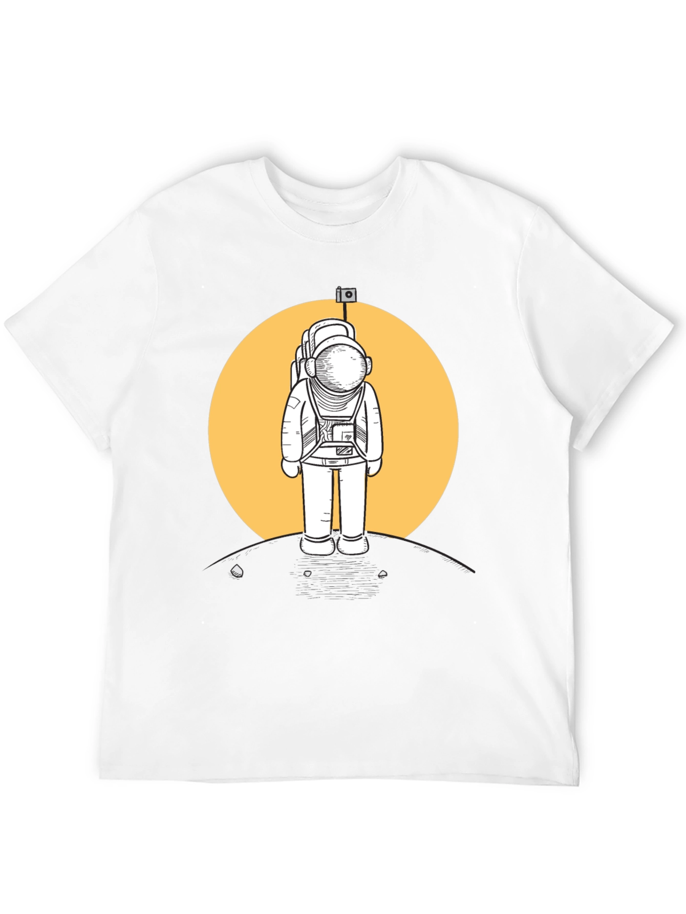 Astronaut Moon Landing Graphic T-Shirt