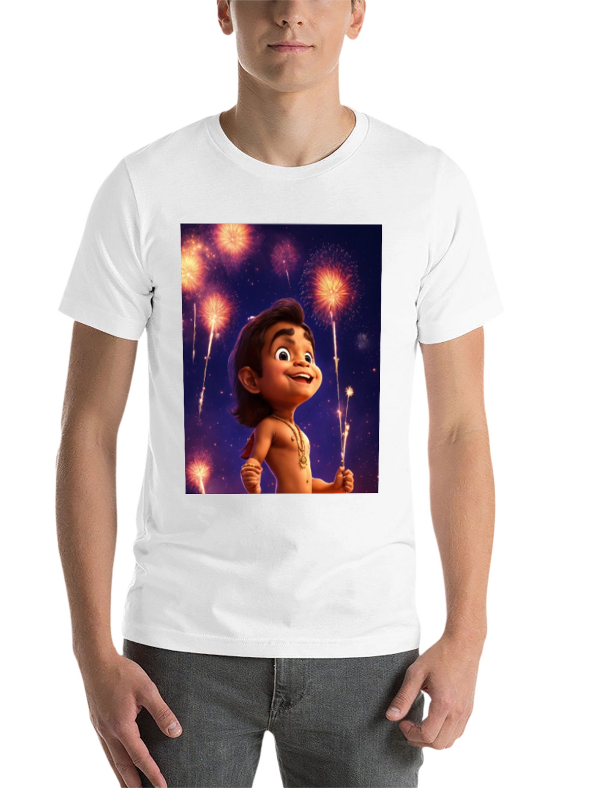 Maui Fireworks Cartoon T-Shirt