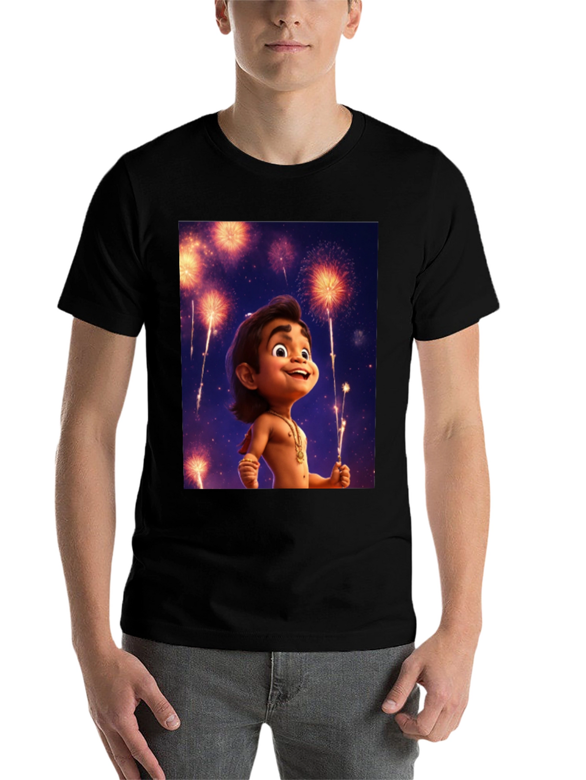 Maui Fireworks Cartoon T-Shirt