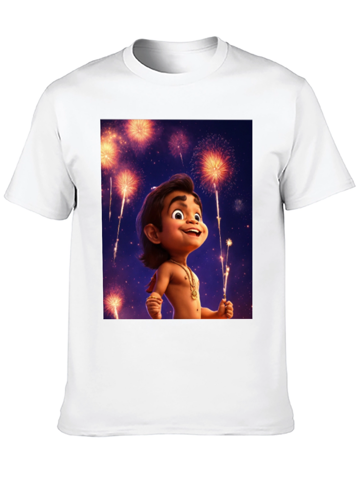 Maui Fireworks Cartoon T-Shirt