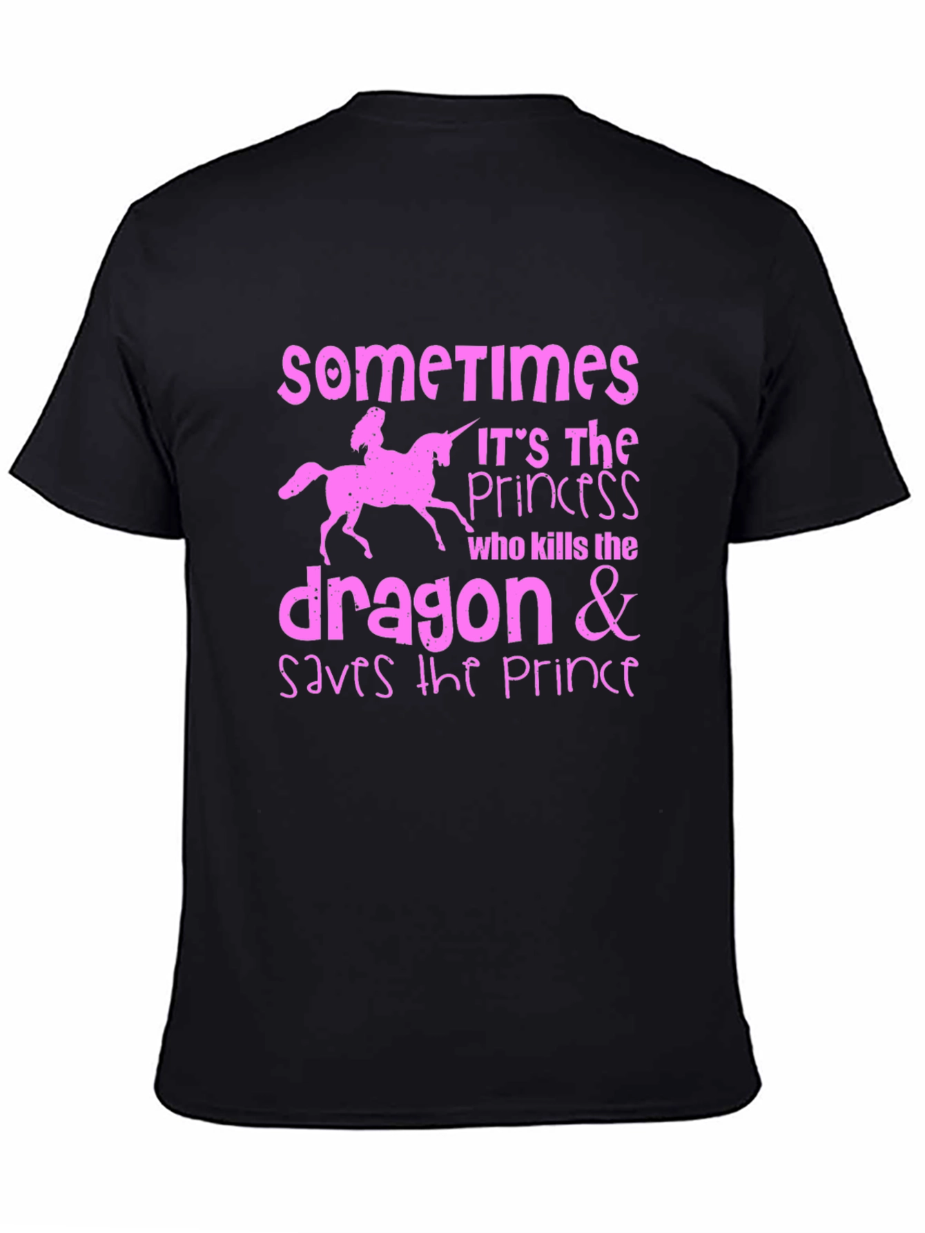 Princess Dragon Graphic T-Shirt