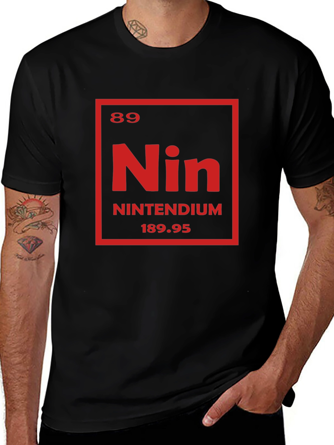 Nintendium Periodic Table T-Shirt - Gamer Tee