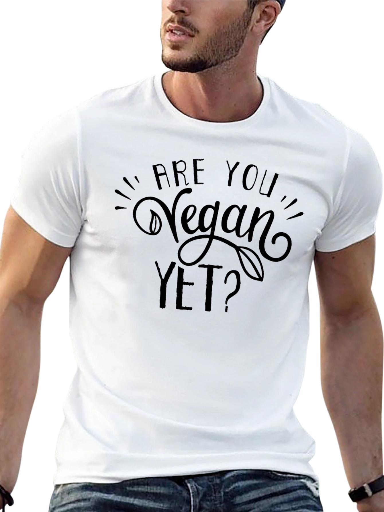 Are You Vegan Yet? Graphic Tee - Black T-Shirt