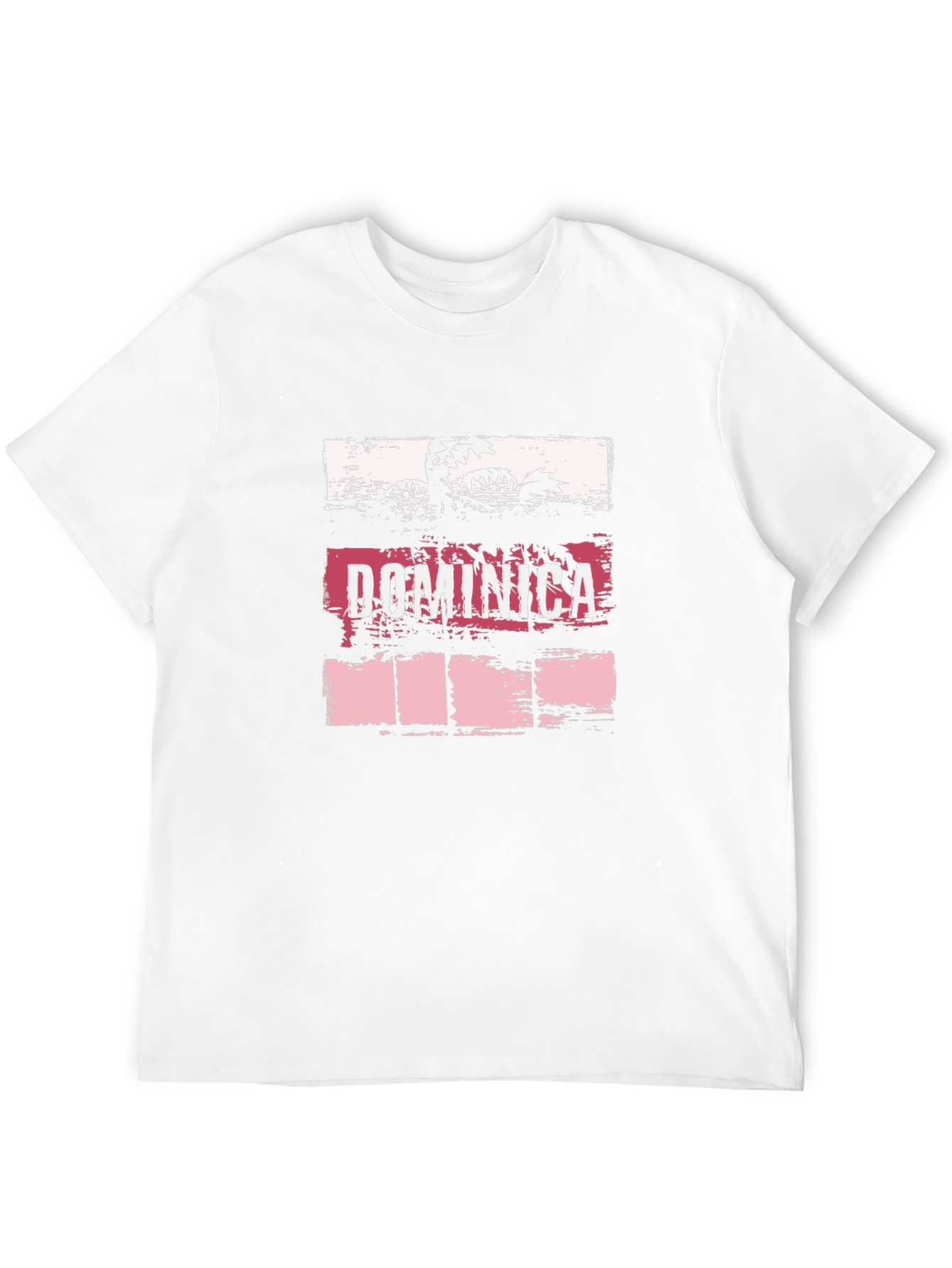 Dominica Palm Tree Graphic T-Shirt