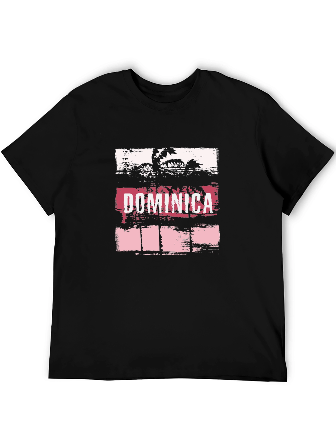 Dominica Palm Tree Graphic T-Shirt