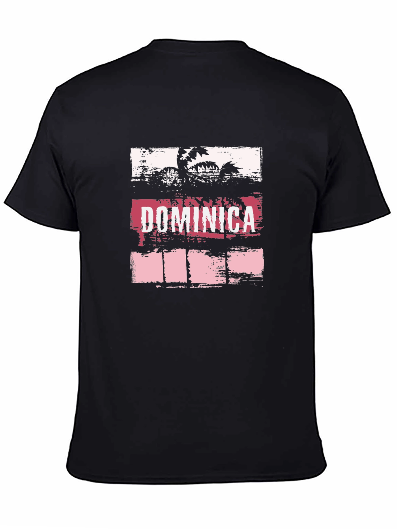 Dominica Palm Tree Graphic T-Shirt