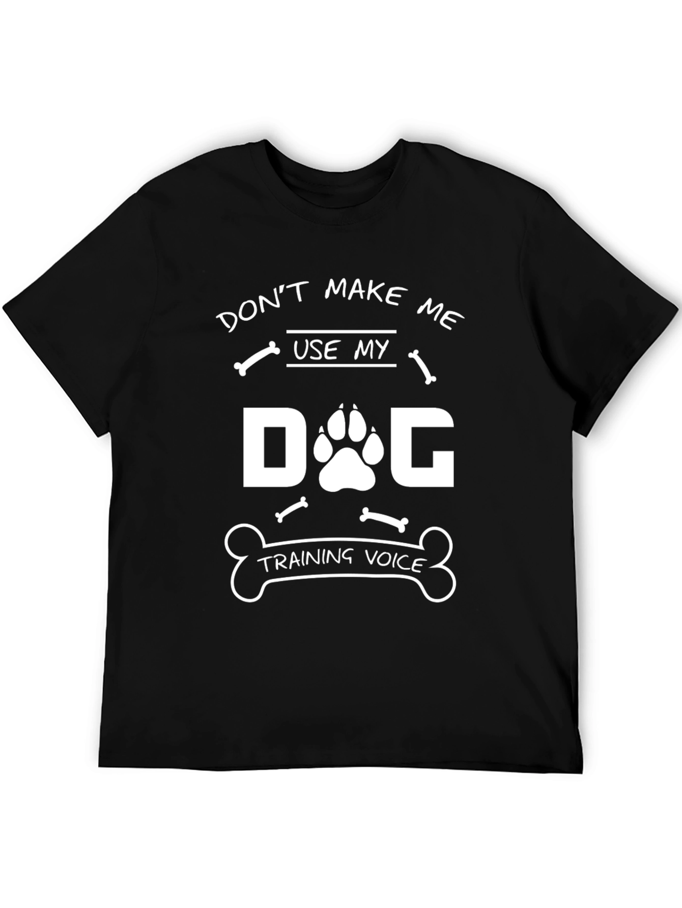 Dog Training Voice T-Shirt - Novelty Pet Lover Tee