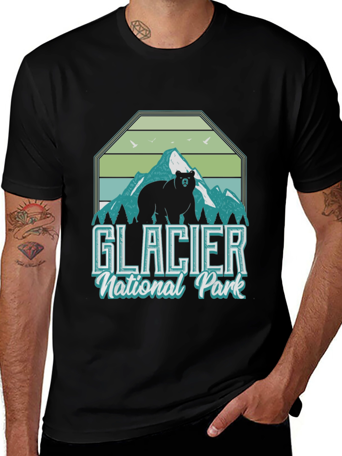 Glacier National Park Bear T-Shirt
