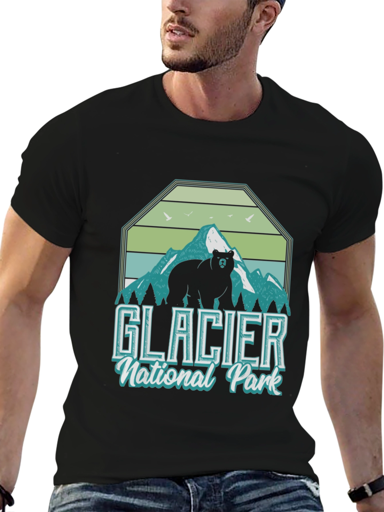 Glacier National Park Bear T-Shirt