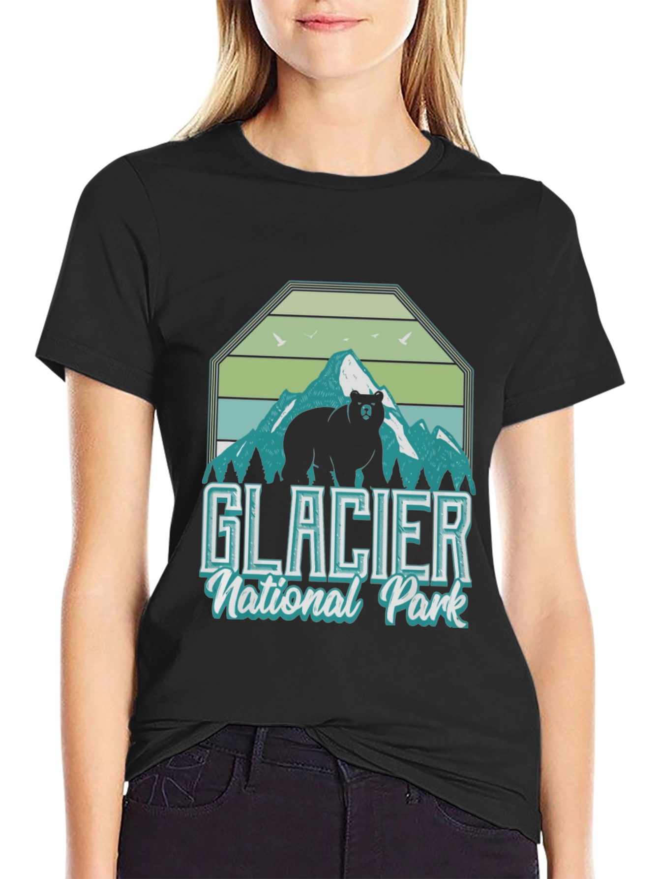 Glacier National Park Bear T-Shirt