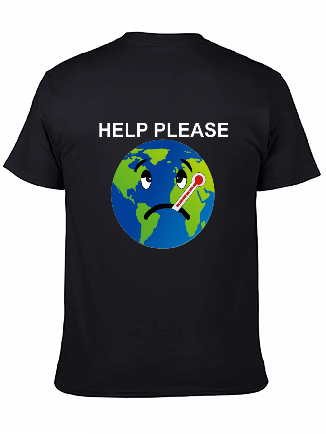 Help Please Graphic T-Shirt - Climate Change Awareness