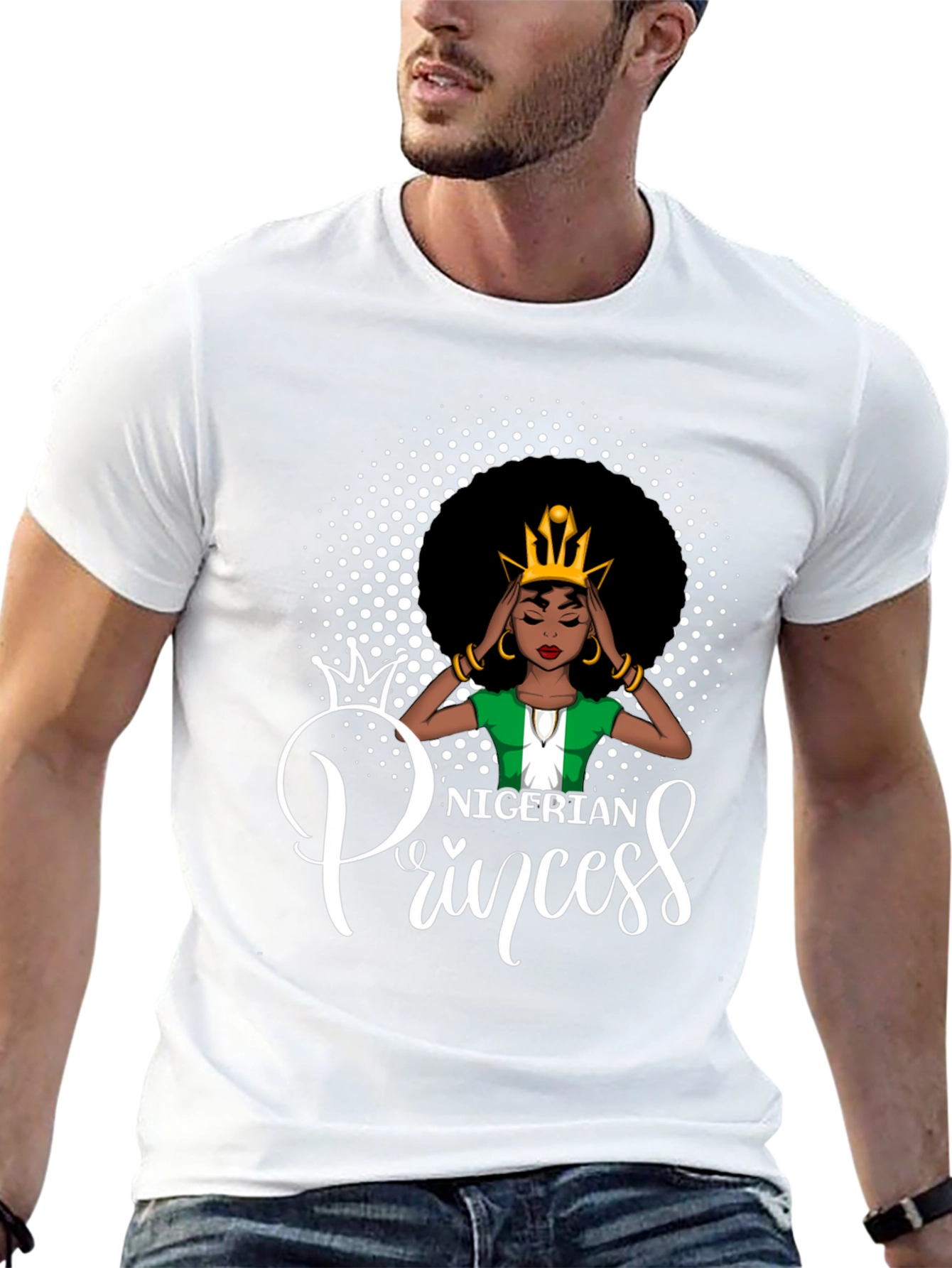 Nigerian Princess Black T-Shirt