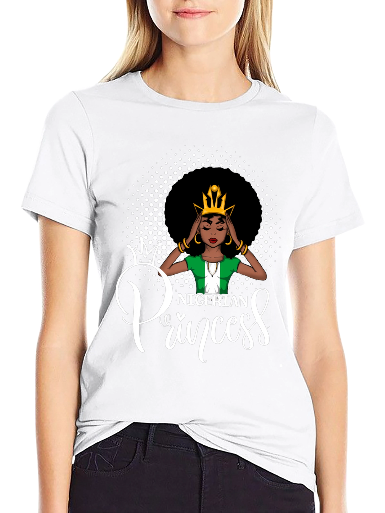 Nigerian Princess Black T-Shirt