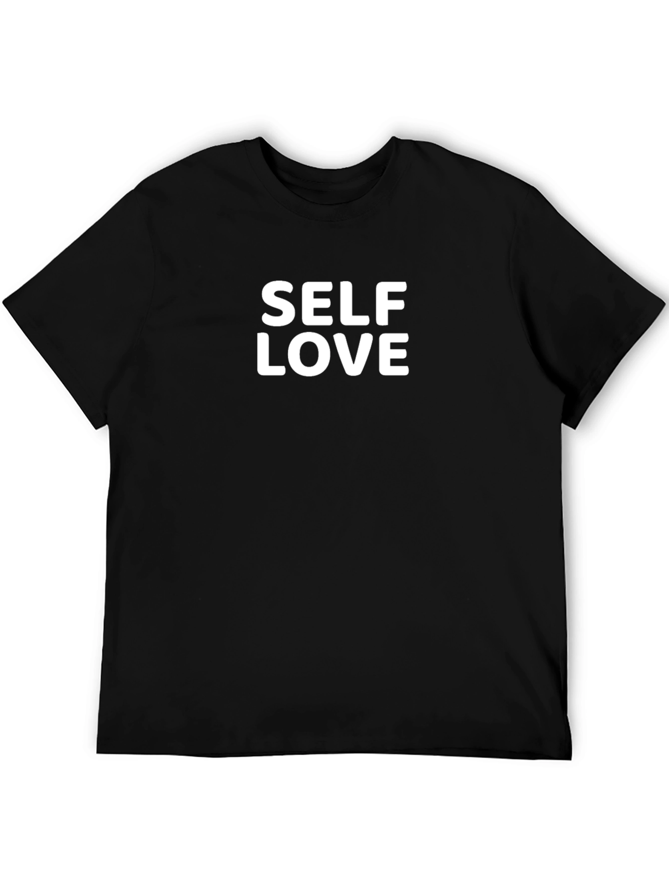 Self Love Black Tee - Comfortable & Stylish!