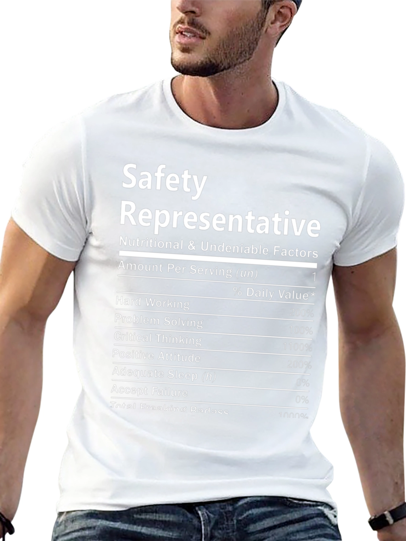 Safety Representative T-Shirt: Nutritional Facts