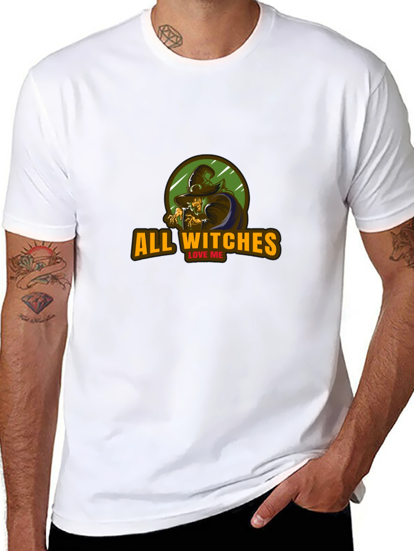 All Witches Love Me T-Shirt - Halloween Apparel