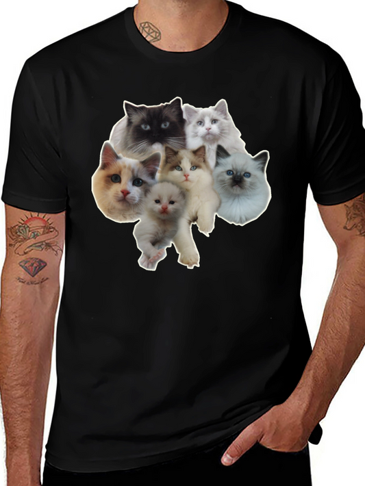 Cats T-Shirt - Cute Kitten Design