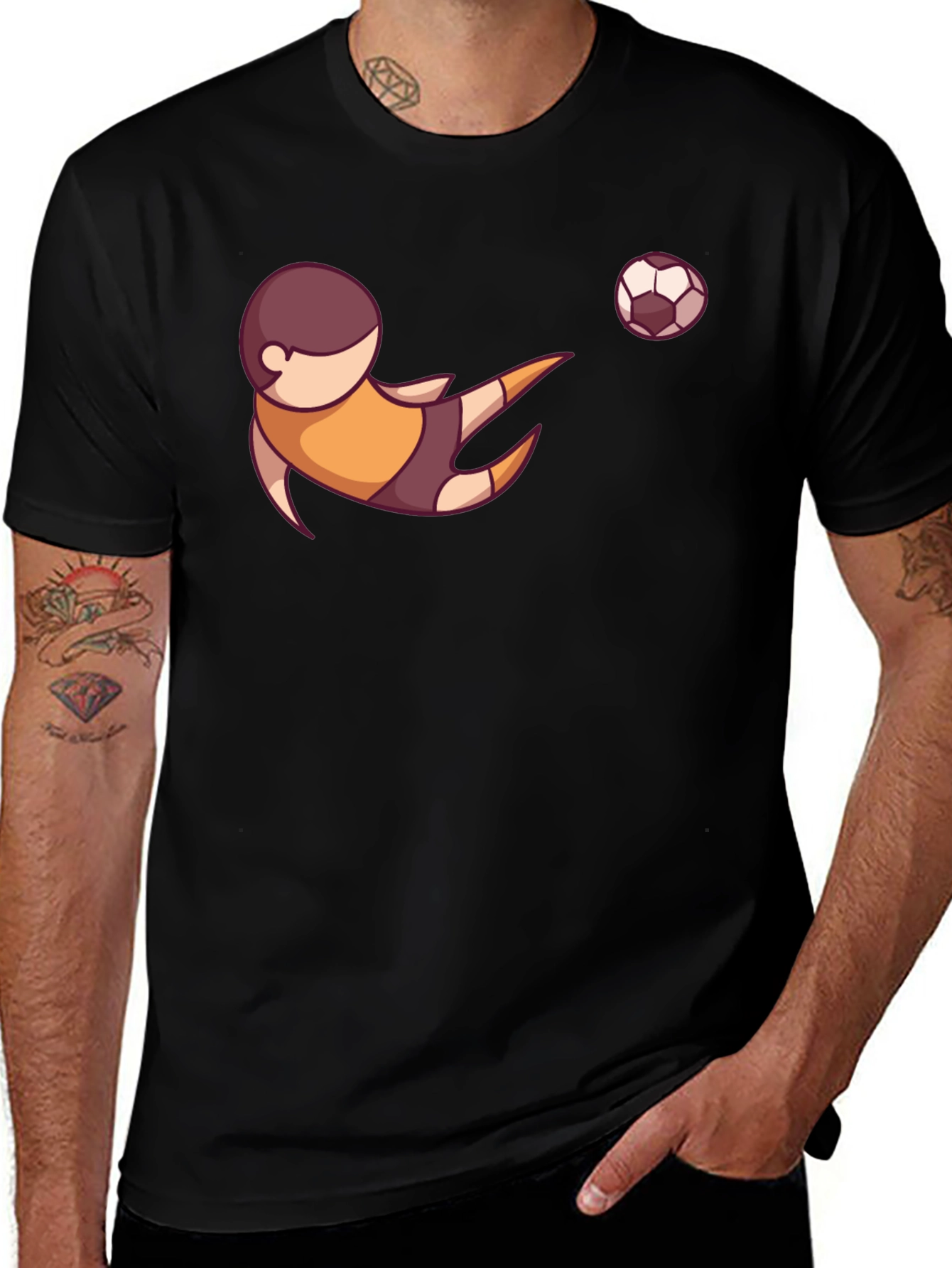Soccer Player Kick T-Shirt