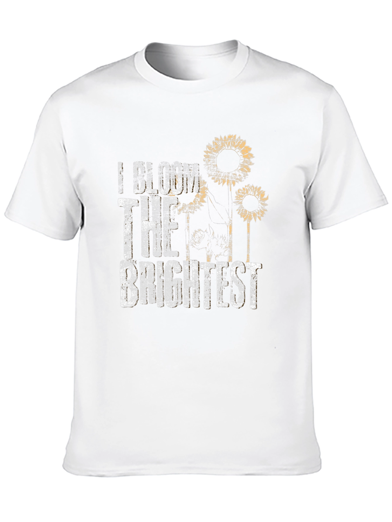 I Bloom the Brightest Sunflower Graphic T-Shirt