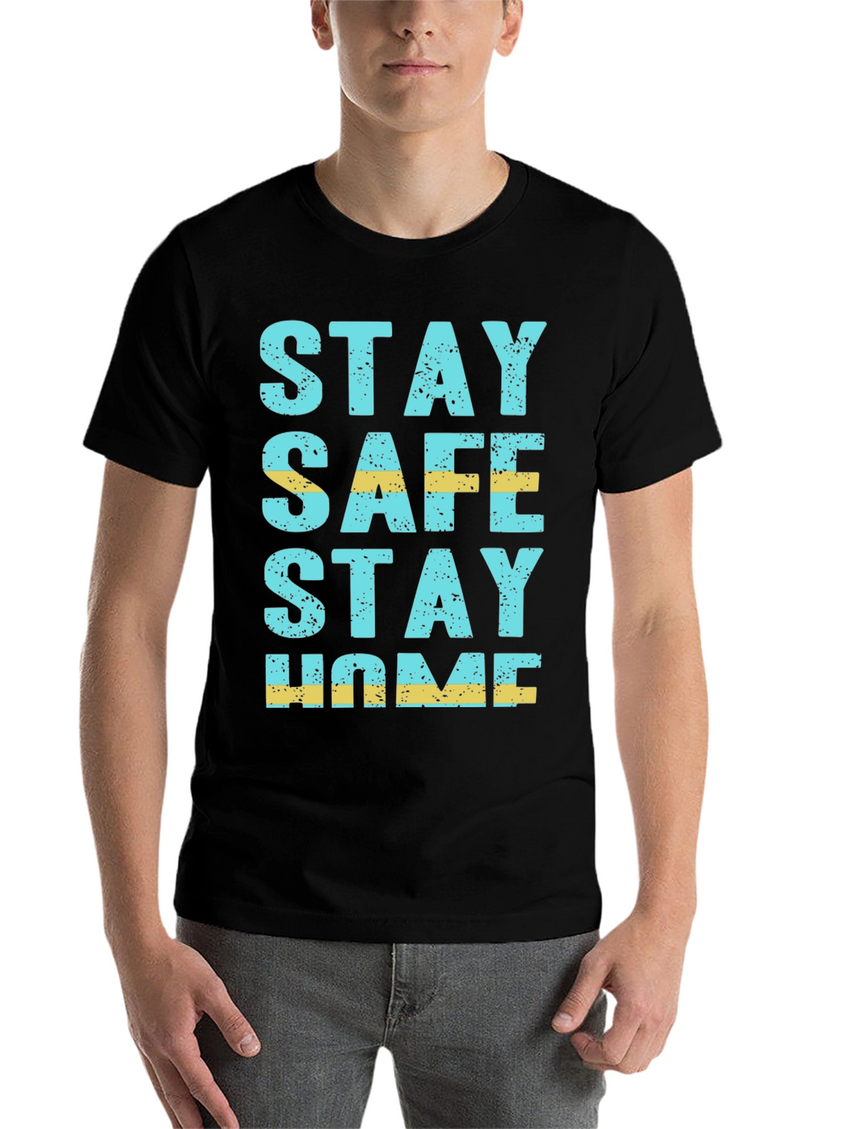 Stay Safe Stay Home Graphic Tee