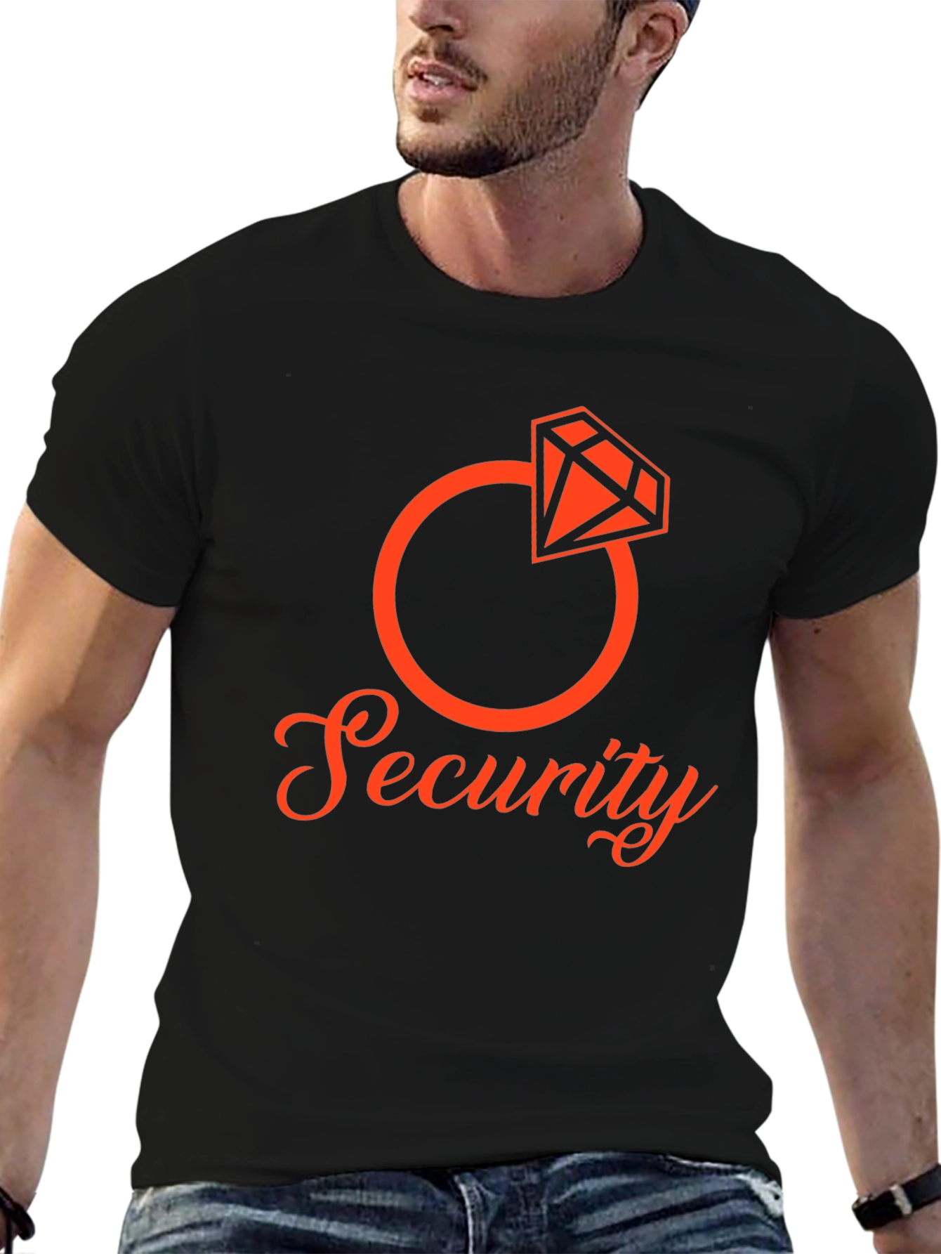 Security Ring Graphic Tee - Comfortable Fit