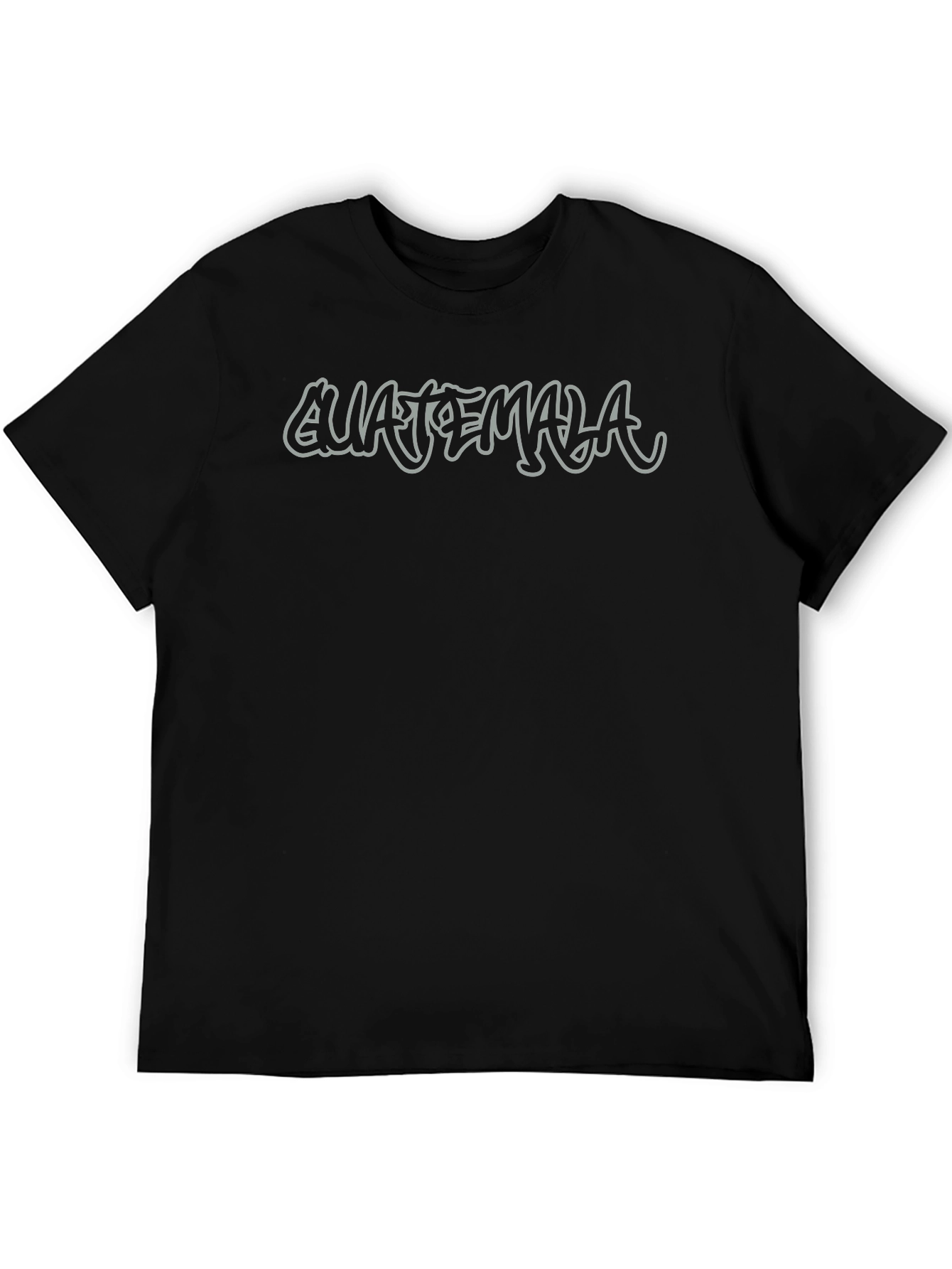 Guatemala Graphic Print Black T-Shirt